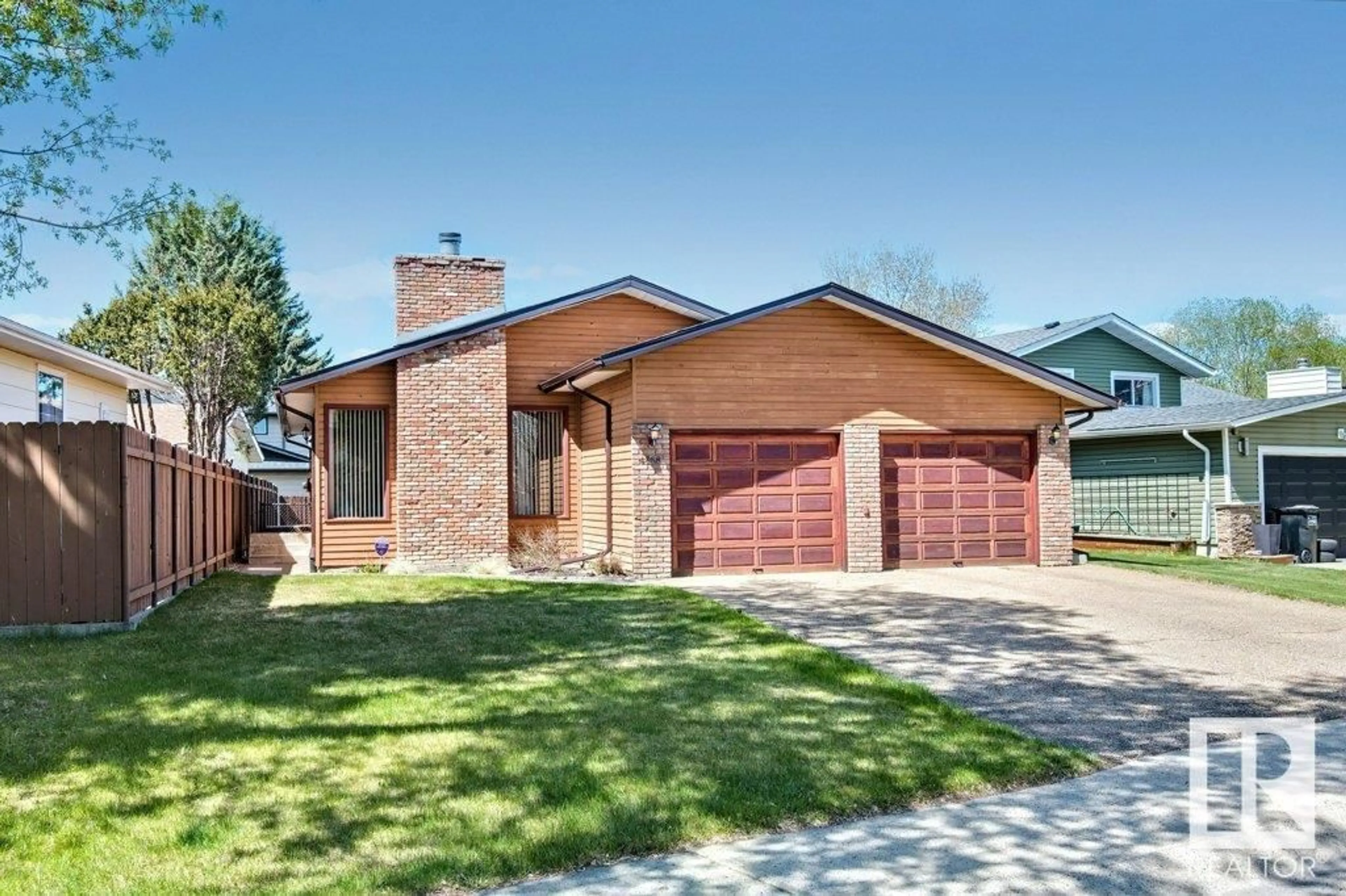 Home with brick exterior material, street for 4668 16A AV, Edmonton Alberta T6L2S2
