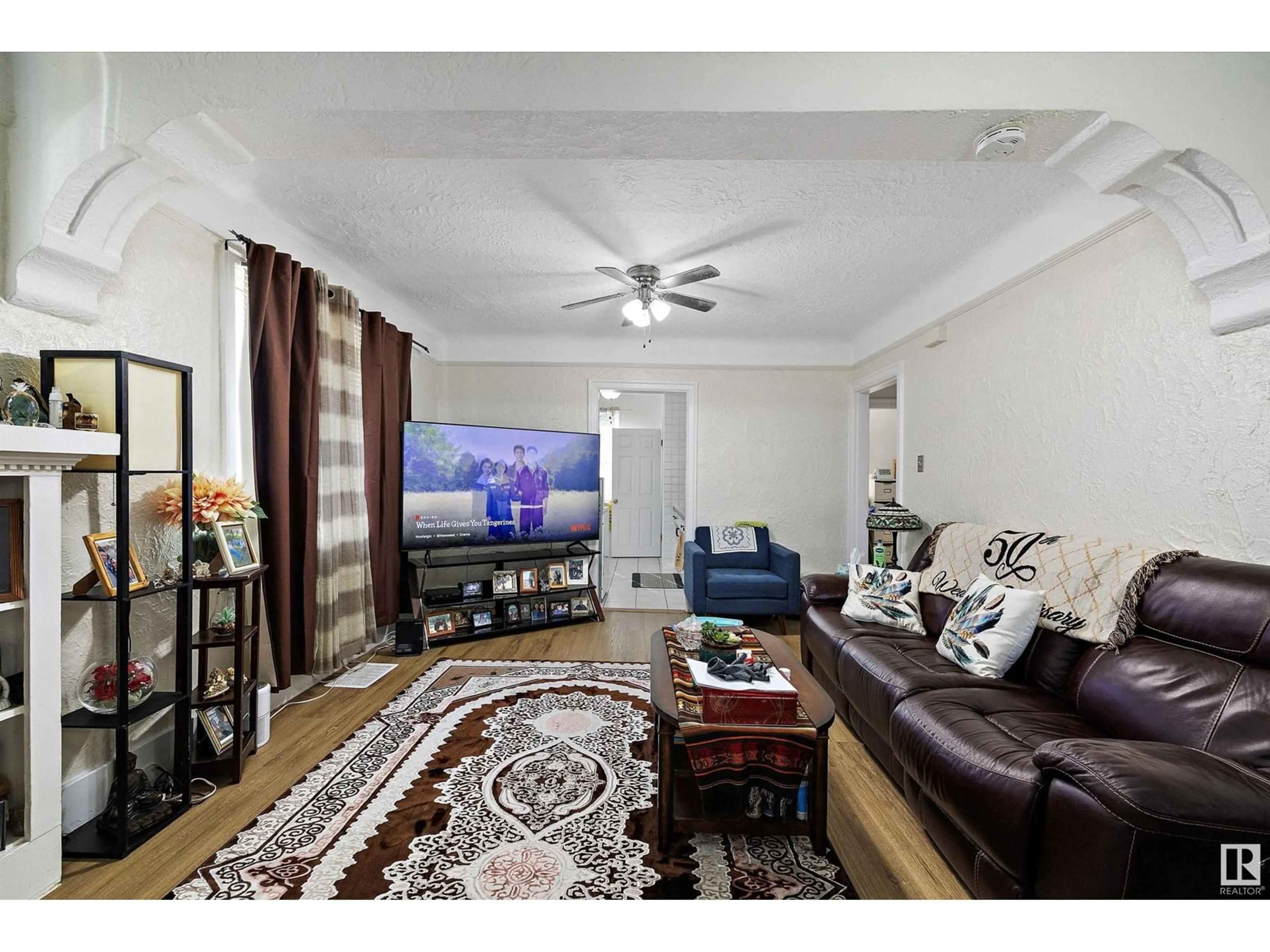 Living room with furniture, unknown for NW - 9914 161 ST, Edmonton Alberta T5P3H7