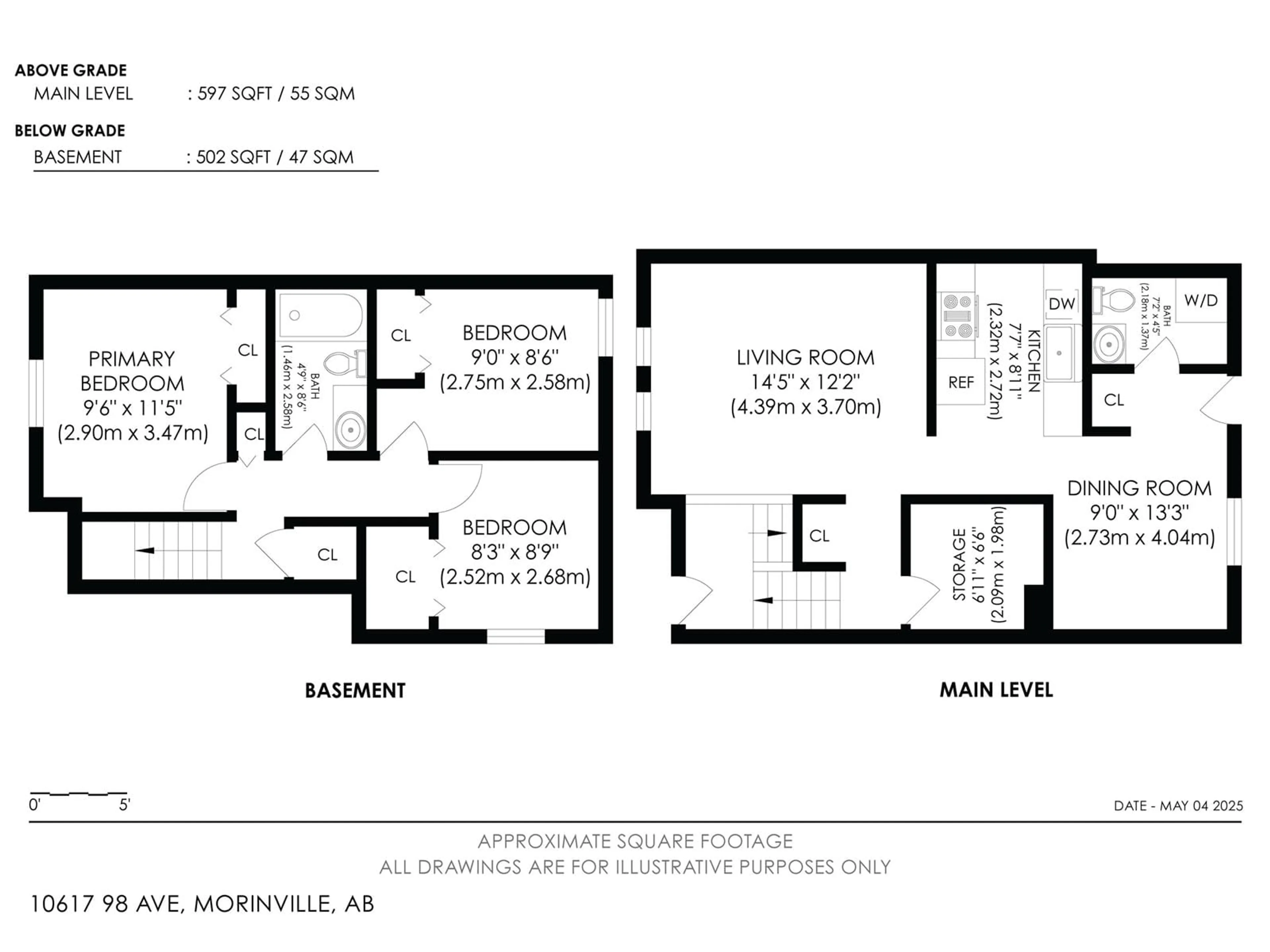 Floor plan for 10617 98 AV, Morinville Alberta T8R1E4