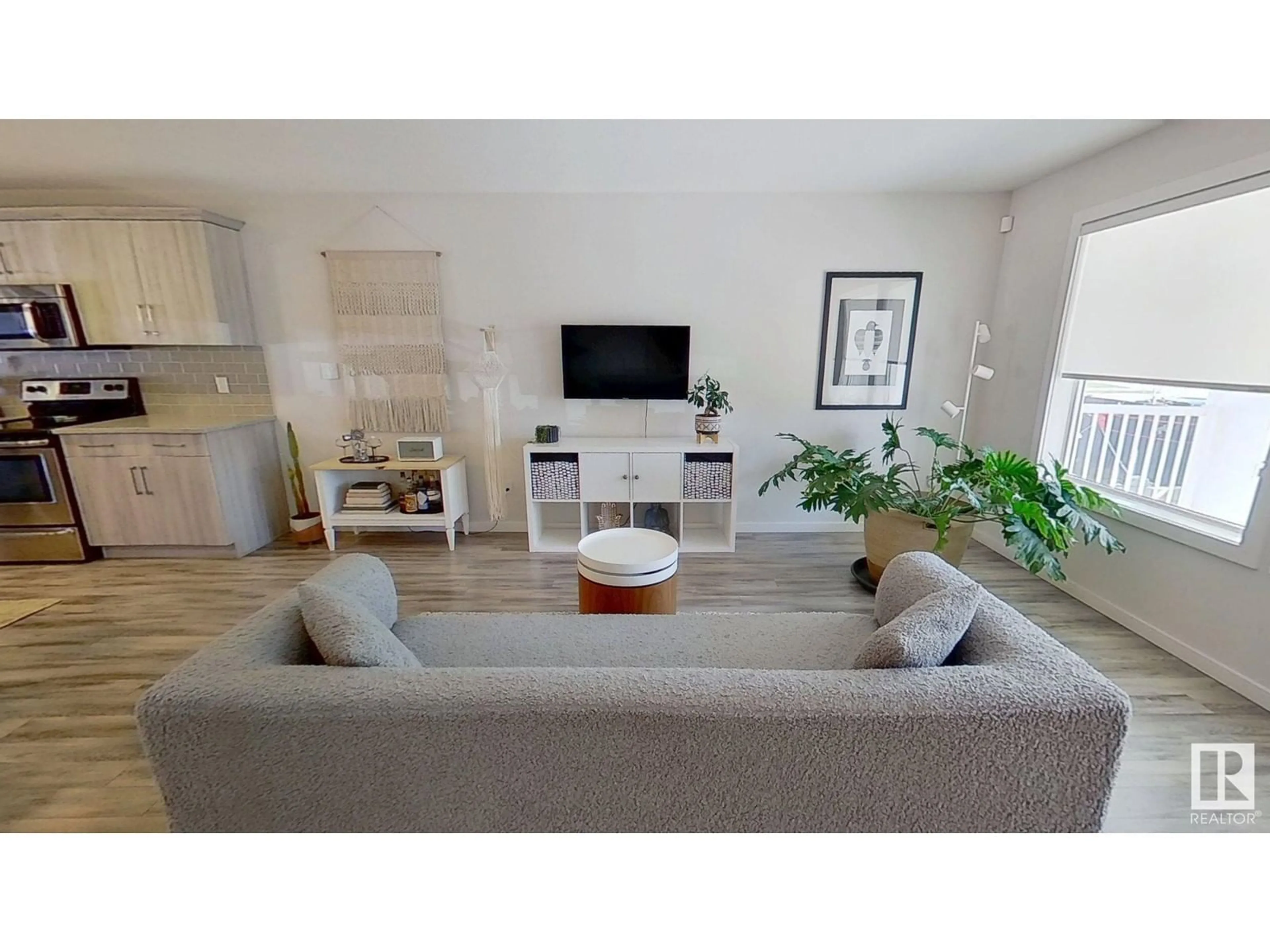 Living room with furniture, unknown for NW - 11842 122 ST, Edmonton Alberta T5L0C2