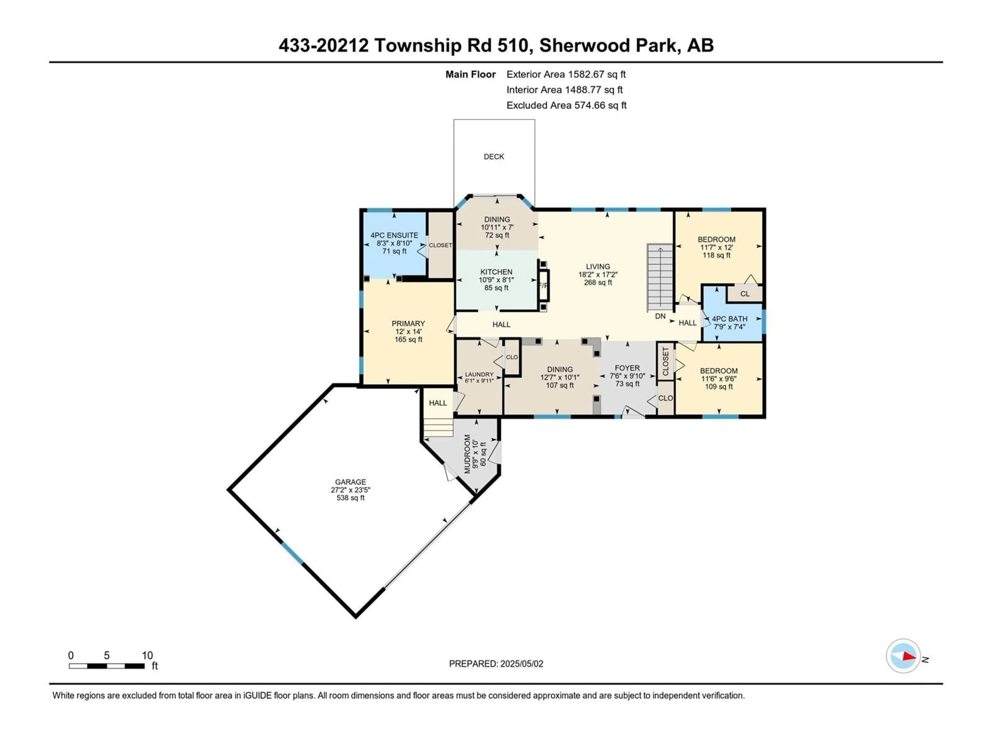 Floor plan for 433 20212 TWP RD RD, Rural Strathcona County Alberta T8G1E4