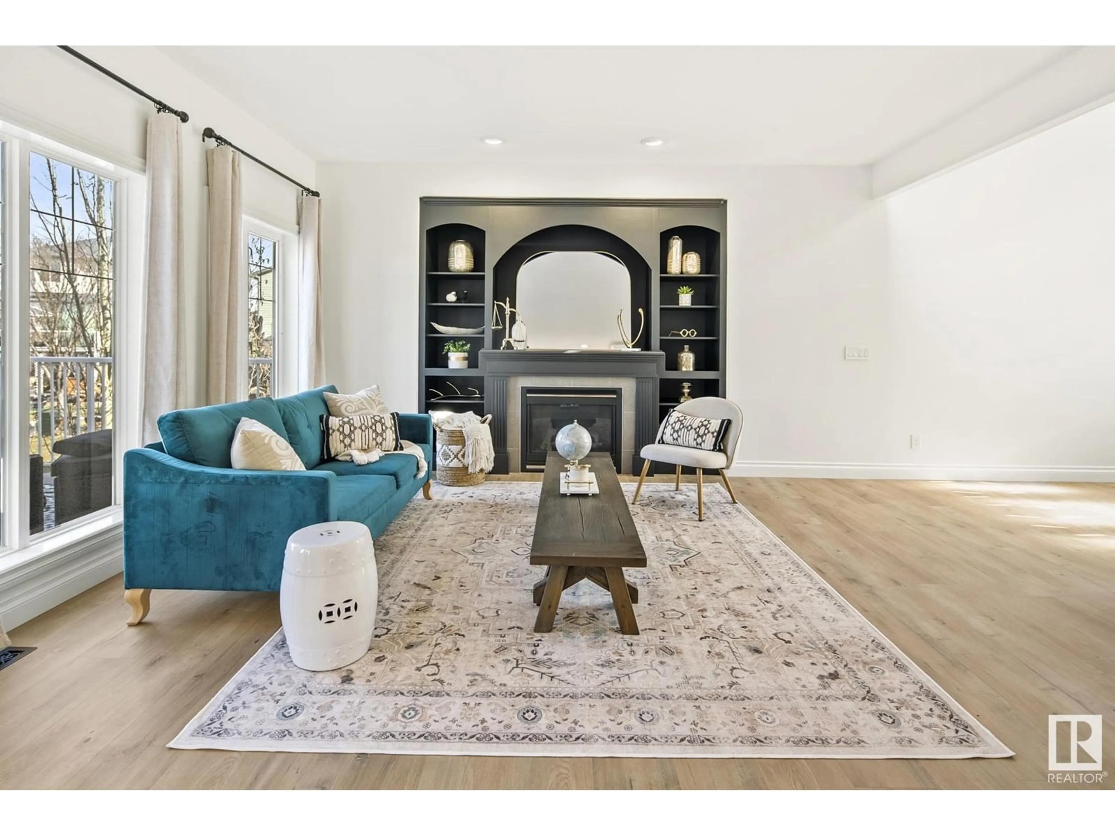 Living room with furniture, unknown for 4406 58 ST, Beaumont Alberta T4X1R7