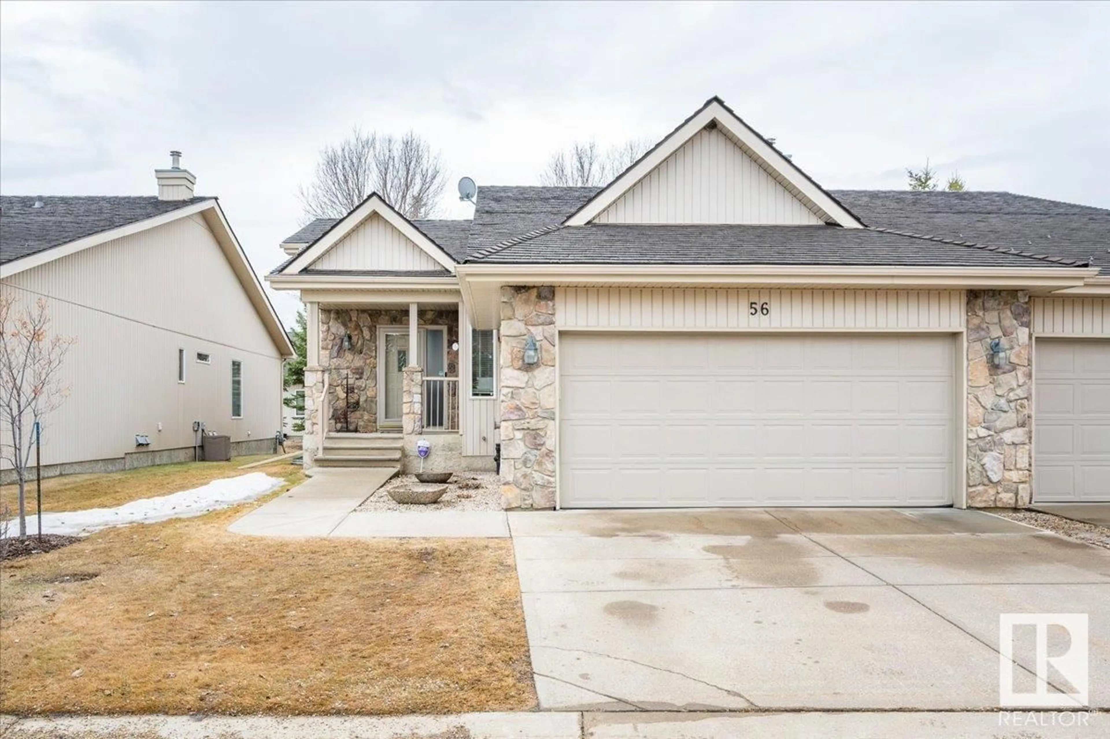 Home with brick exterior material, street for #56 - 929 PICARD DR, Edmonton Alberta T5T6J7