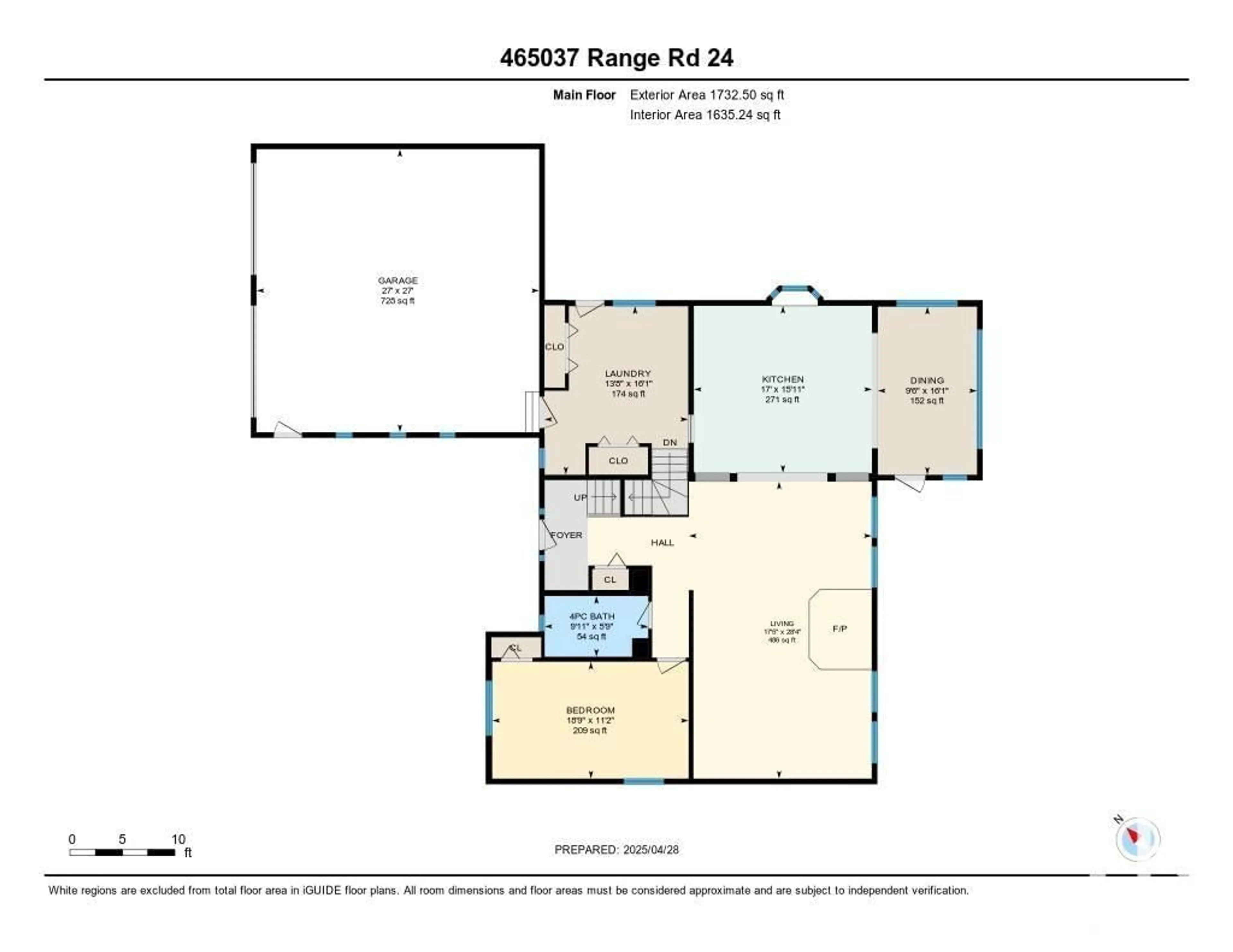 Floor plan for 465037 RGE RD 24, Rural Wetaskiwin County Alberta T0C2V0