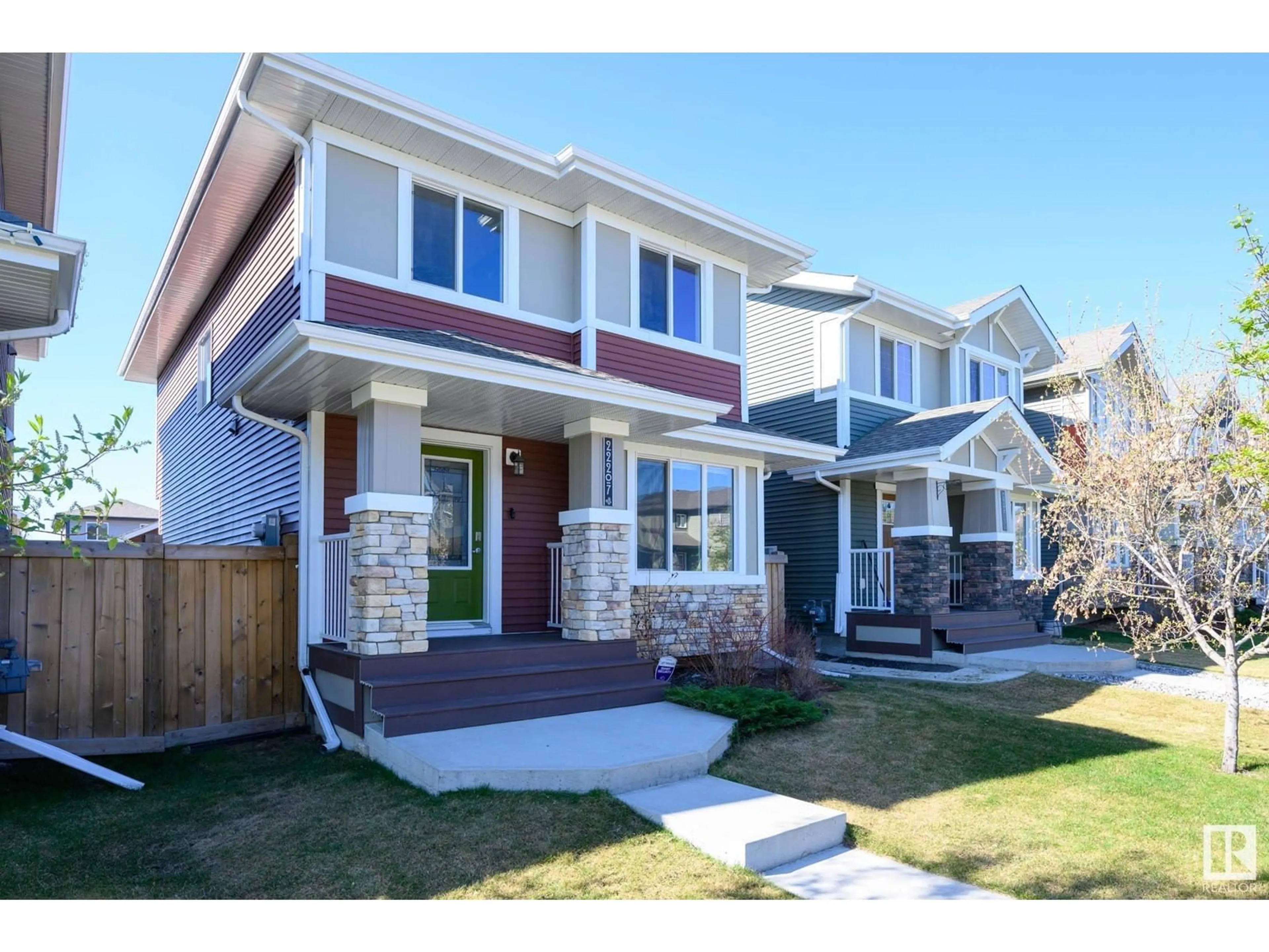 Home with brick exterior material, street for 22207 89 AV, Edmonton Alberta T5T7H1