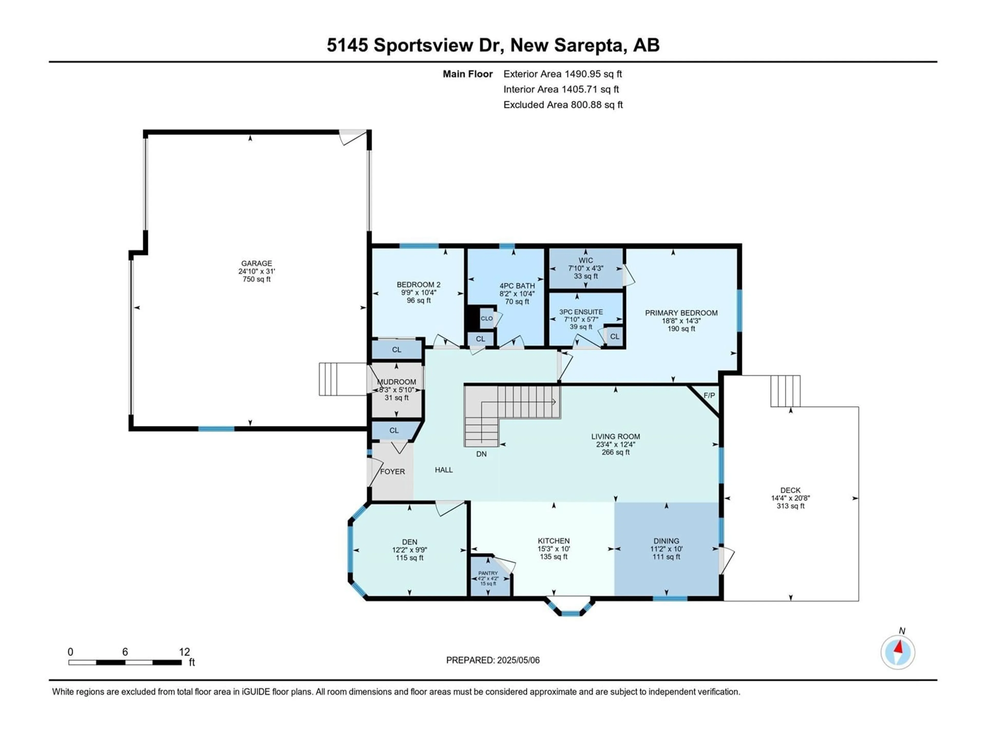 Floor plan for 5145 SPORTSVIEW DR, New Sarepta Alberta T0B3M0