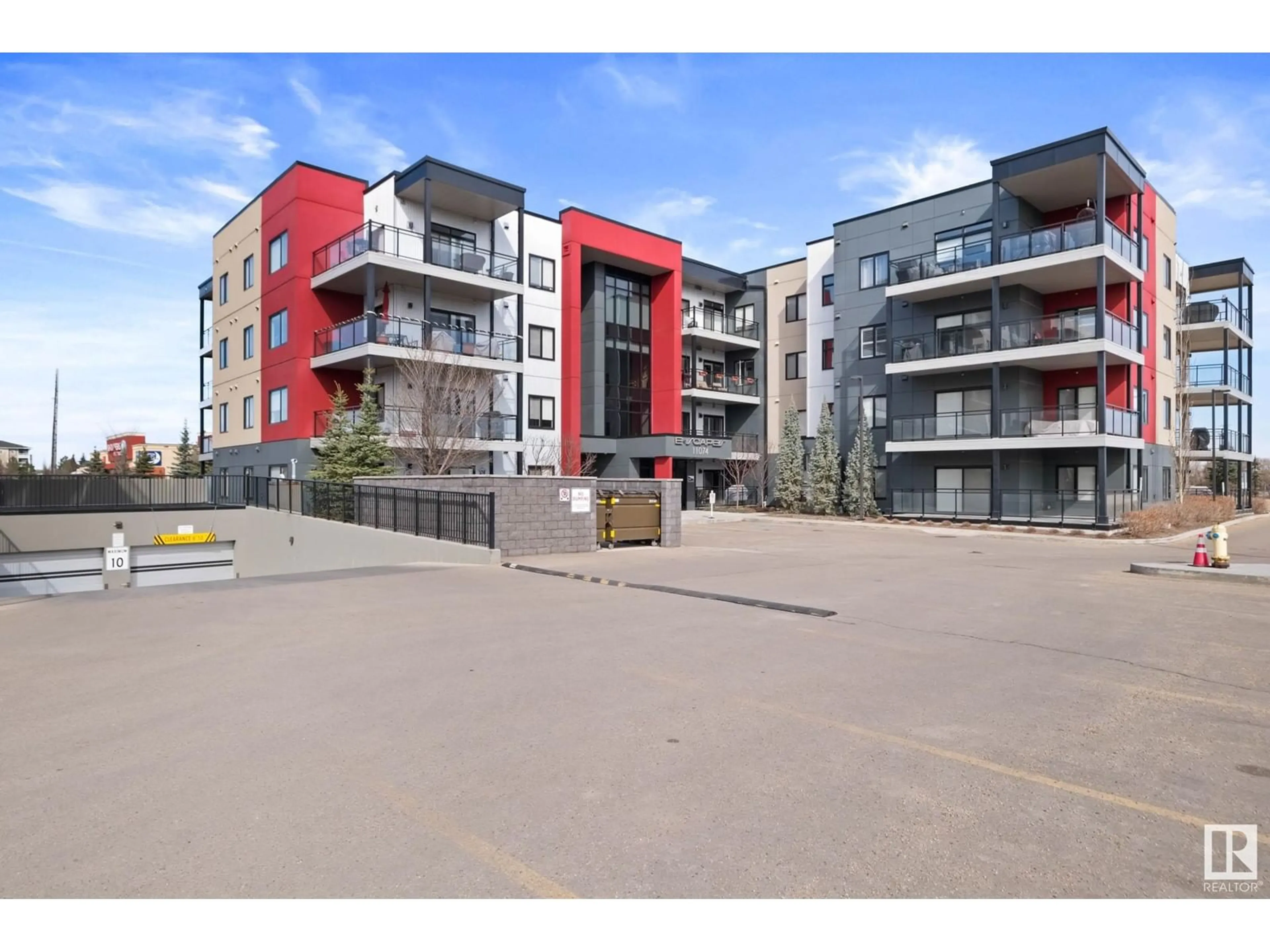 A pic from outside/outdoor area/front of a property/back of a property/a pic from drone, street for 11074 - 126 ELLERSLIE RD, Edmonton Alberta T6W2C2