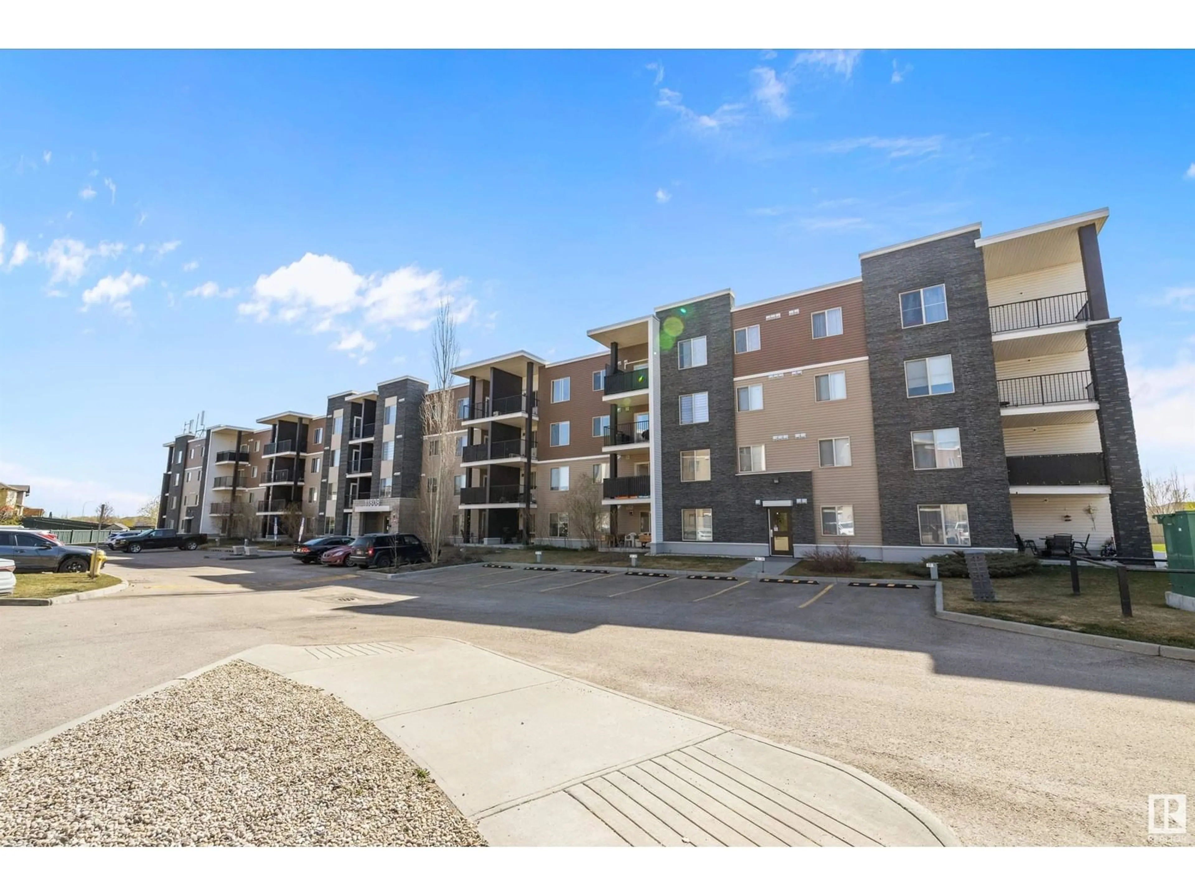 A pic from outside/outdoor area/front of a property/back of a property/a pic from drone, street for 315 - 11808 22 AV, Edmonton Alberta T6W2A2