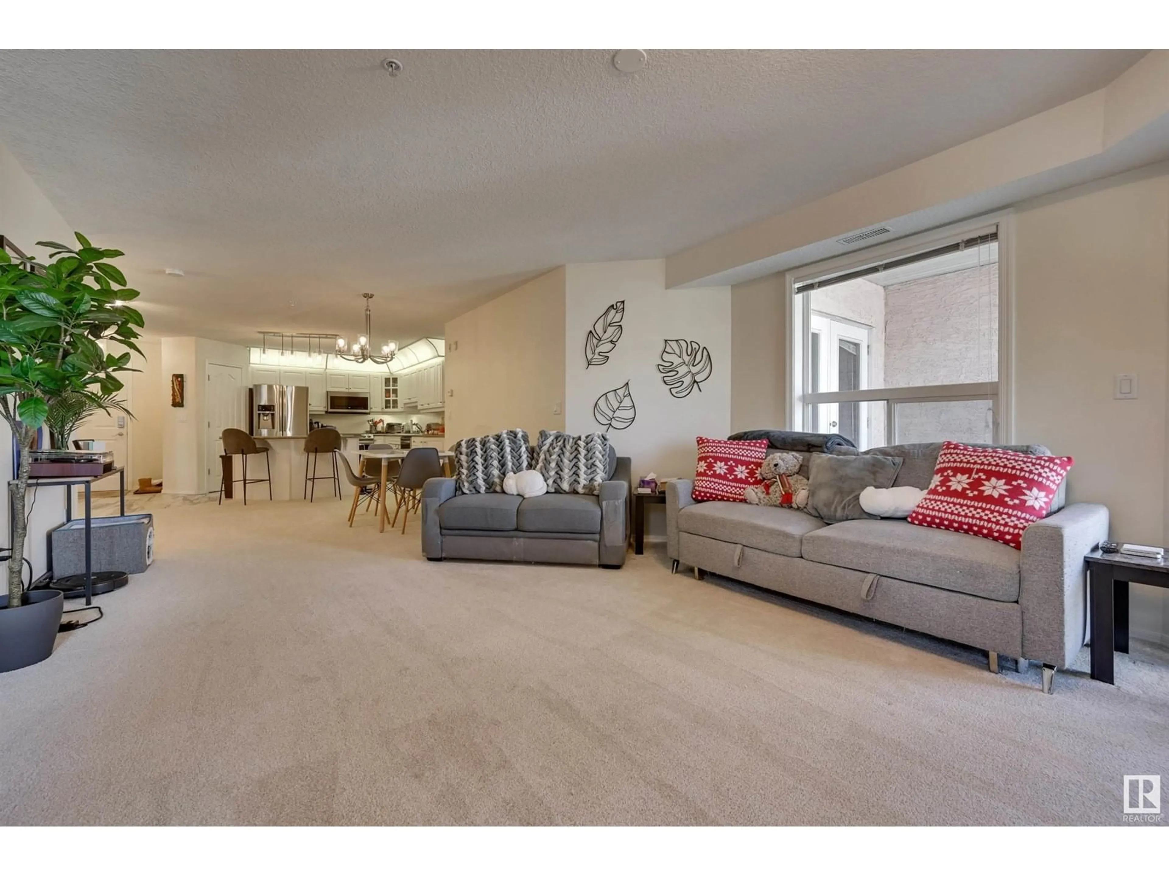 Living room with furniture, unknown for #223 - 9008 99 AV, Edmonton Alberta T5H4M6