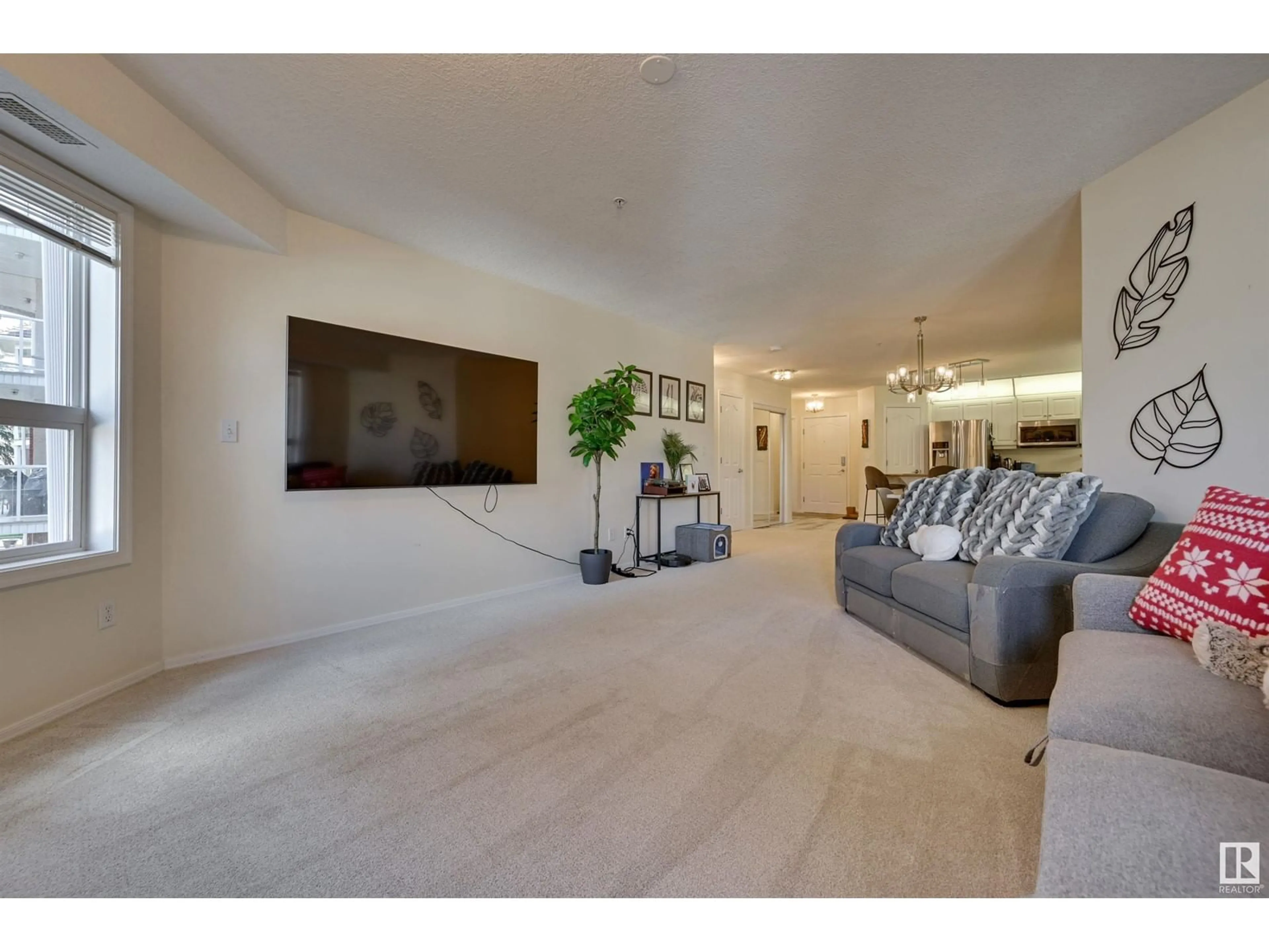 Living room with furniture, unknown for #223 - 9008 99 AV, Edmonton Alberta T5H4M6