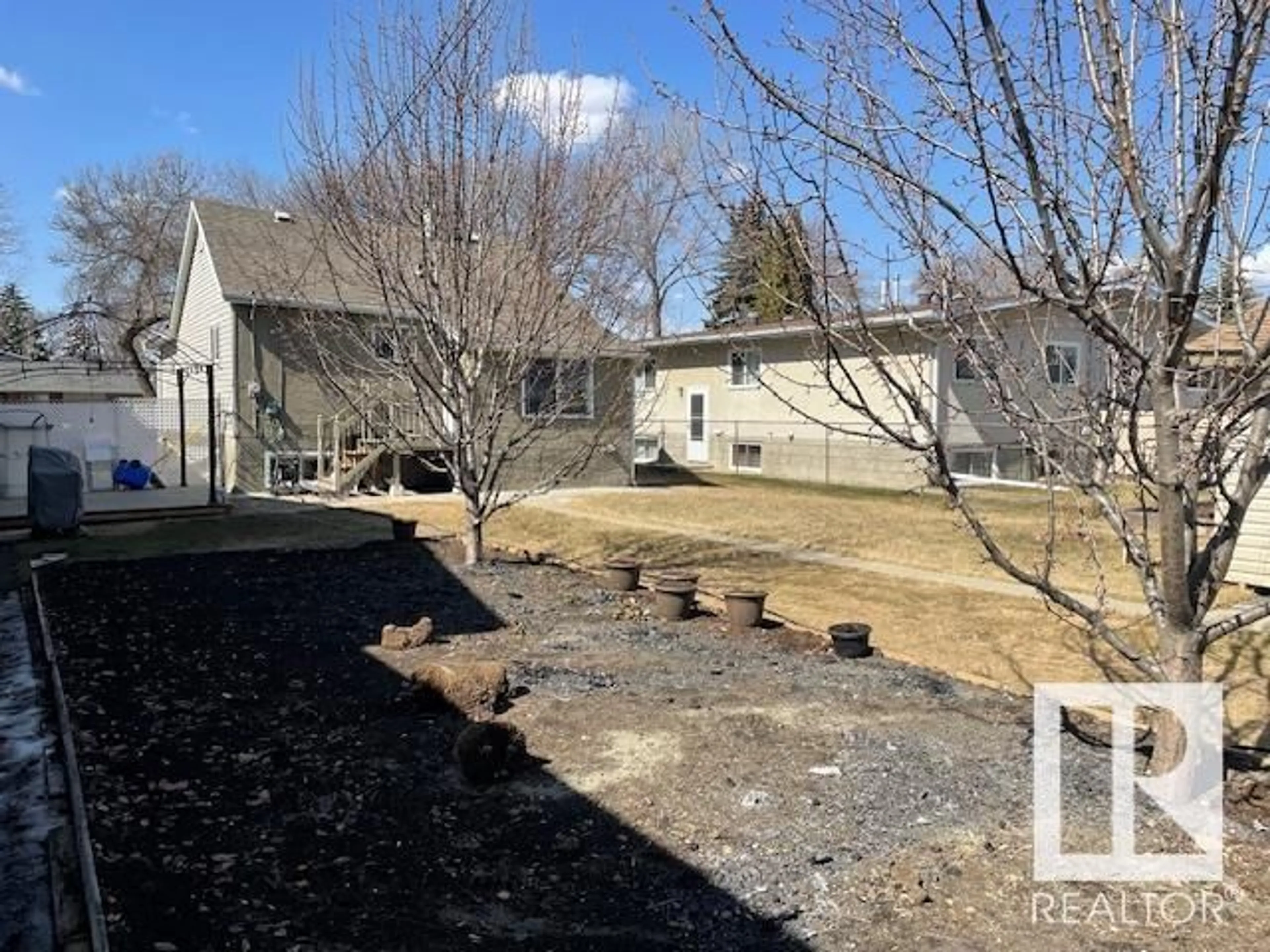 A pic from outside/outdoor area/front of a property/back of a property/a pic from drone, water/lake/river/ocean view for 12007 87 ST, Edmonton Alberta T5B3N4