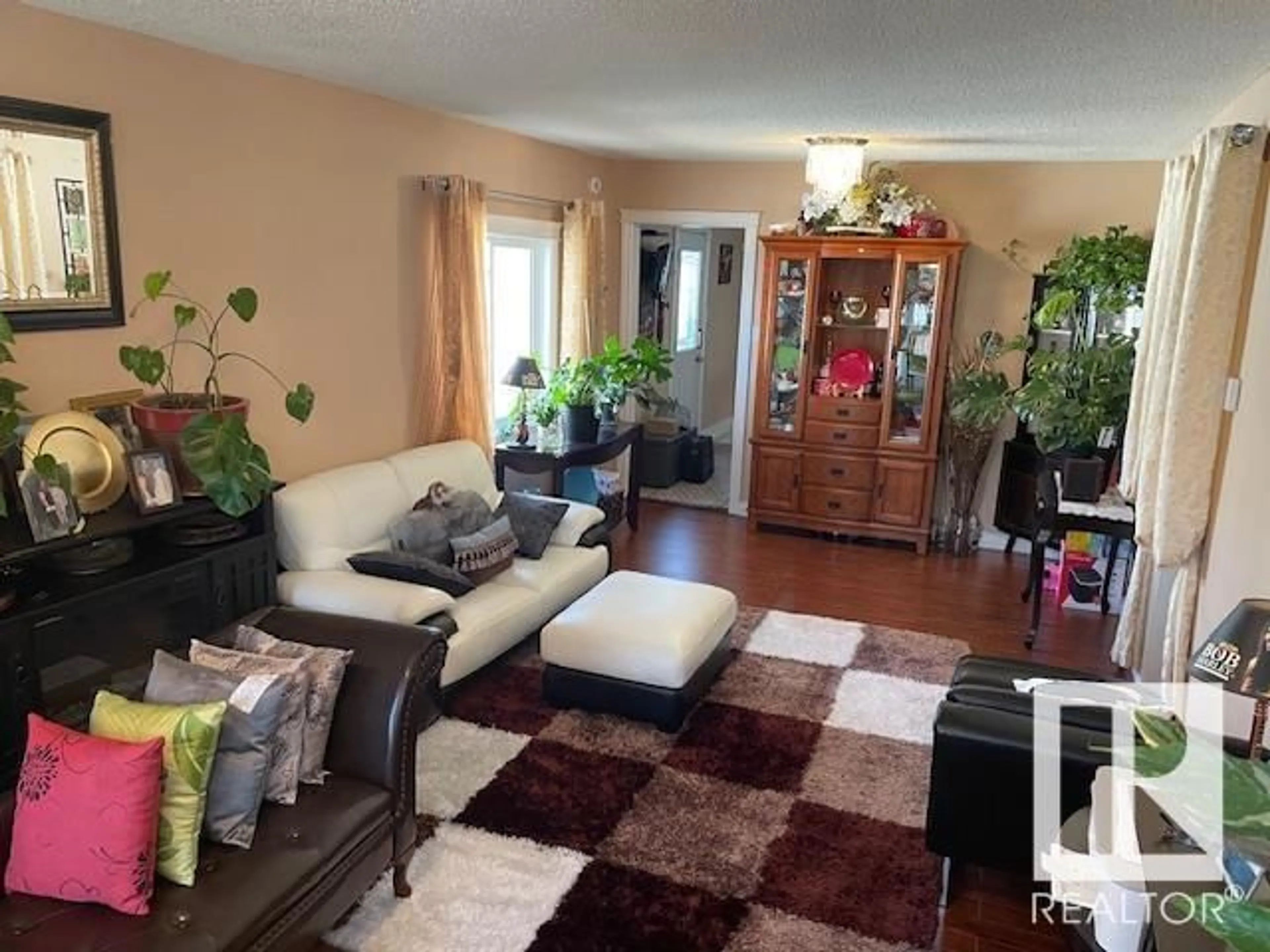 Living room with furniture, unknown for 12007 87 ST, Edmonton Alberta T5B3N4
