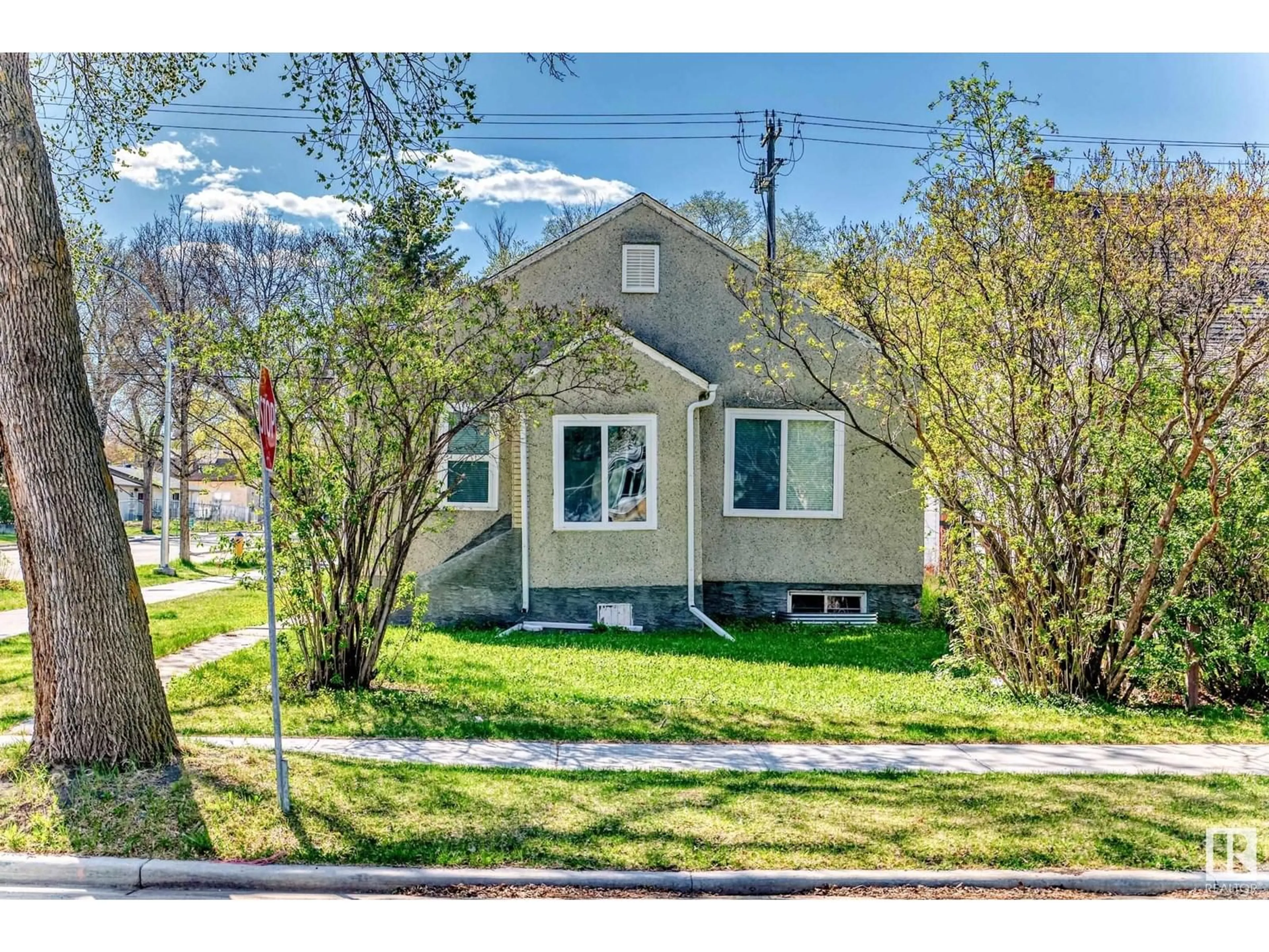 A pic from outside/outdoor area/front of a property/back of a property/a pic from drone, street for NW - 11902 90 ST, Edmonton Alberta T5B3Y9