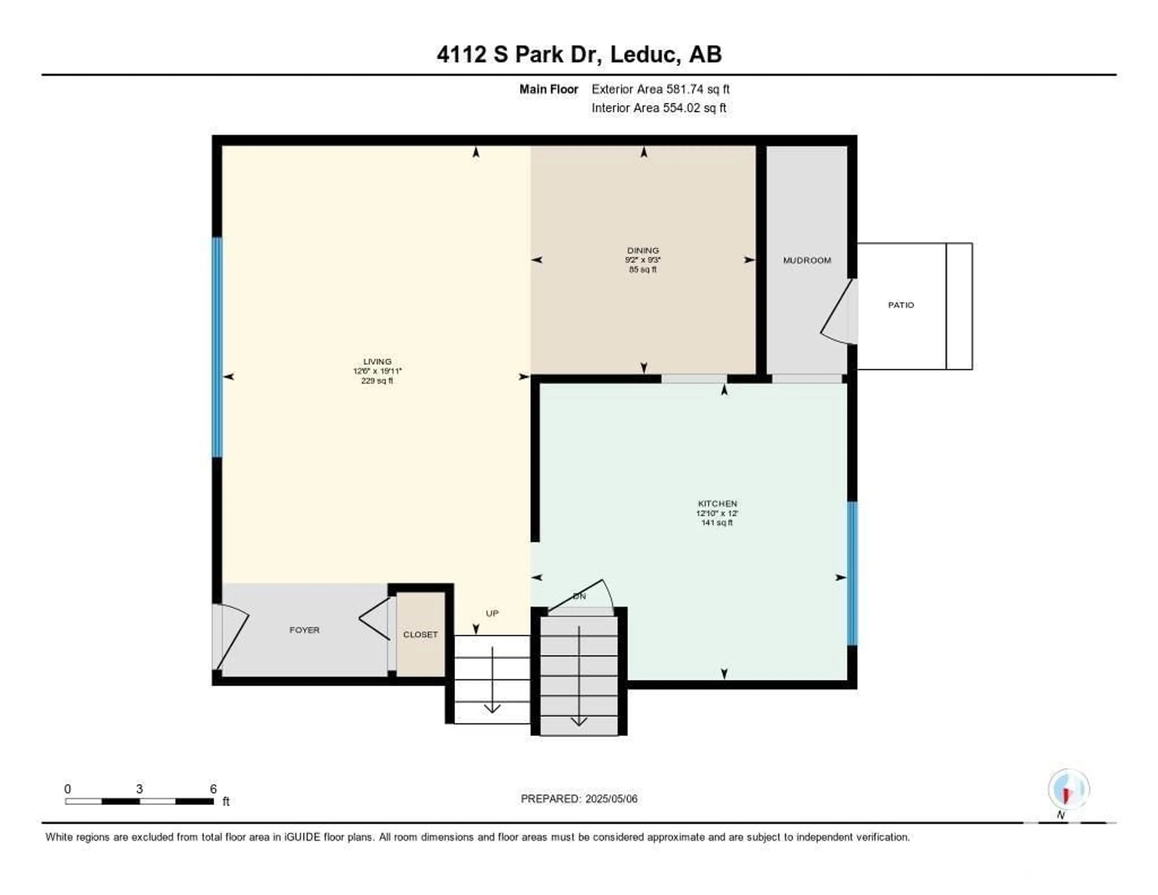 Floor plan for 4112 SOUTH PARK DR, Leduc Alberta T9E4Z4