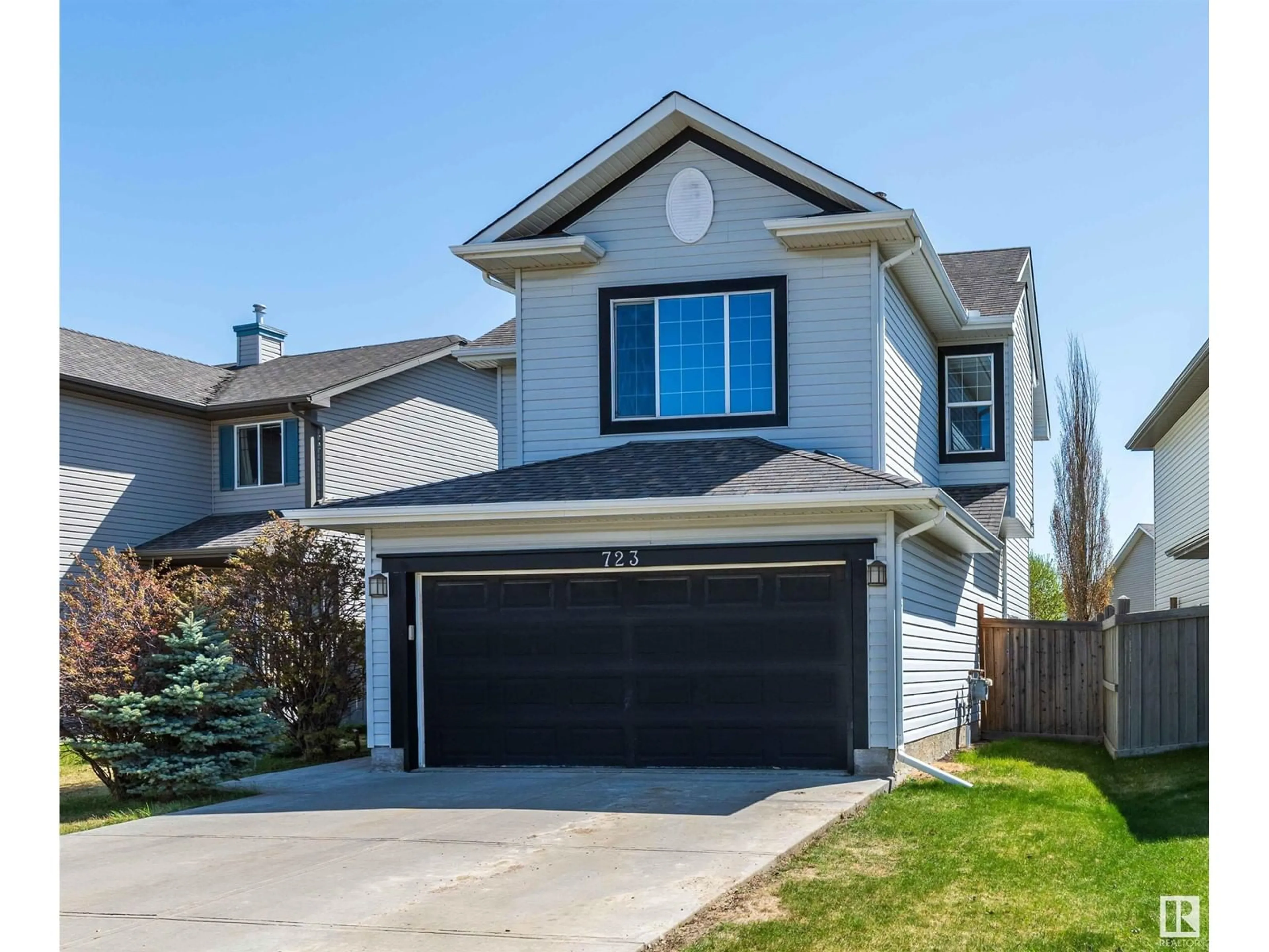 Home with vinyl exterior material, street for SW - 723 MCALLISTER LO, Edmonton Alberta T6W1X8