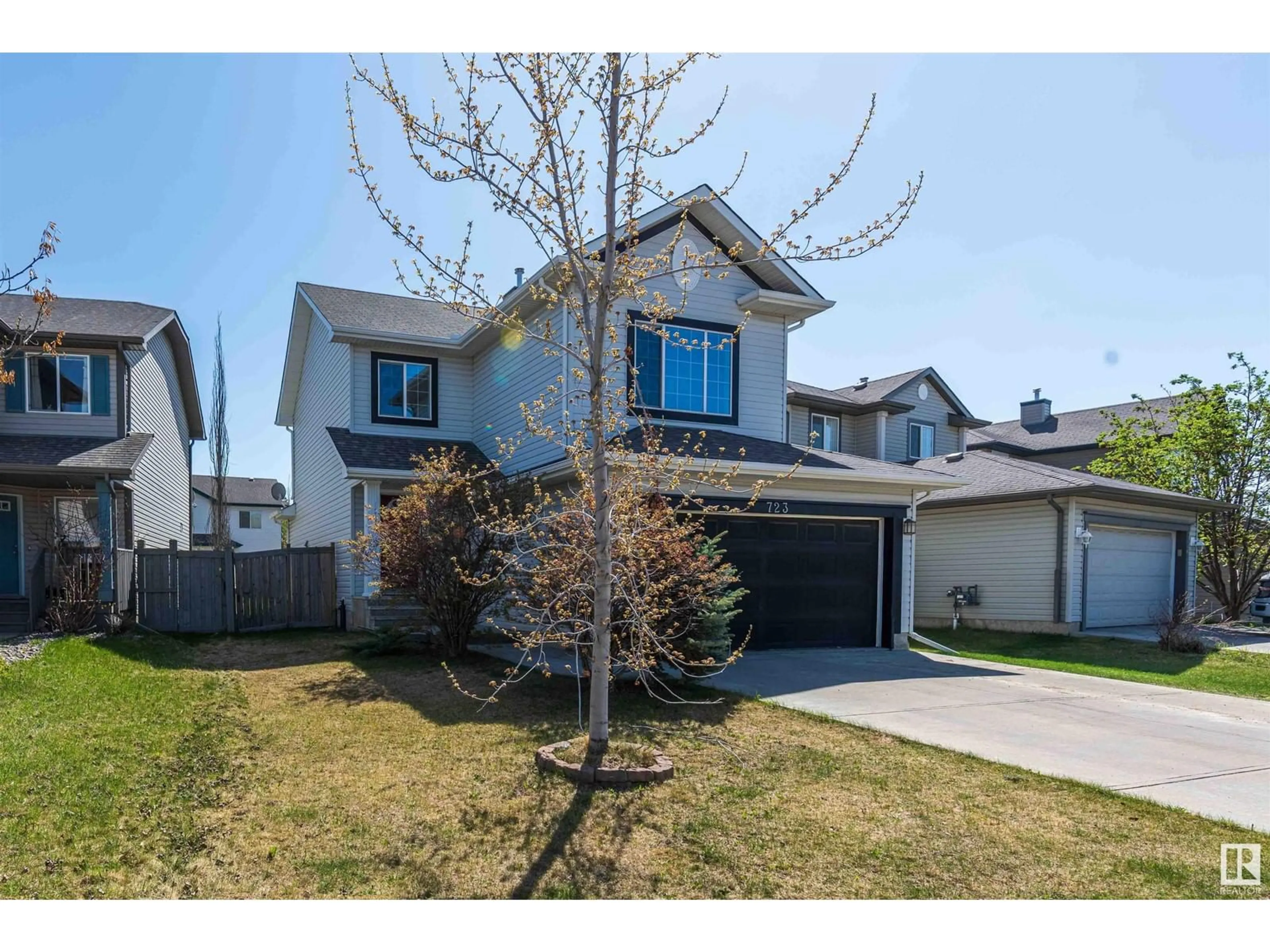 Home with vinyl exterior material, street for SW - 723 MCALLISTER LO, Edmonton Alberta T6W1X8
