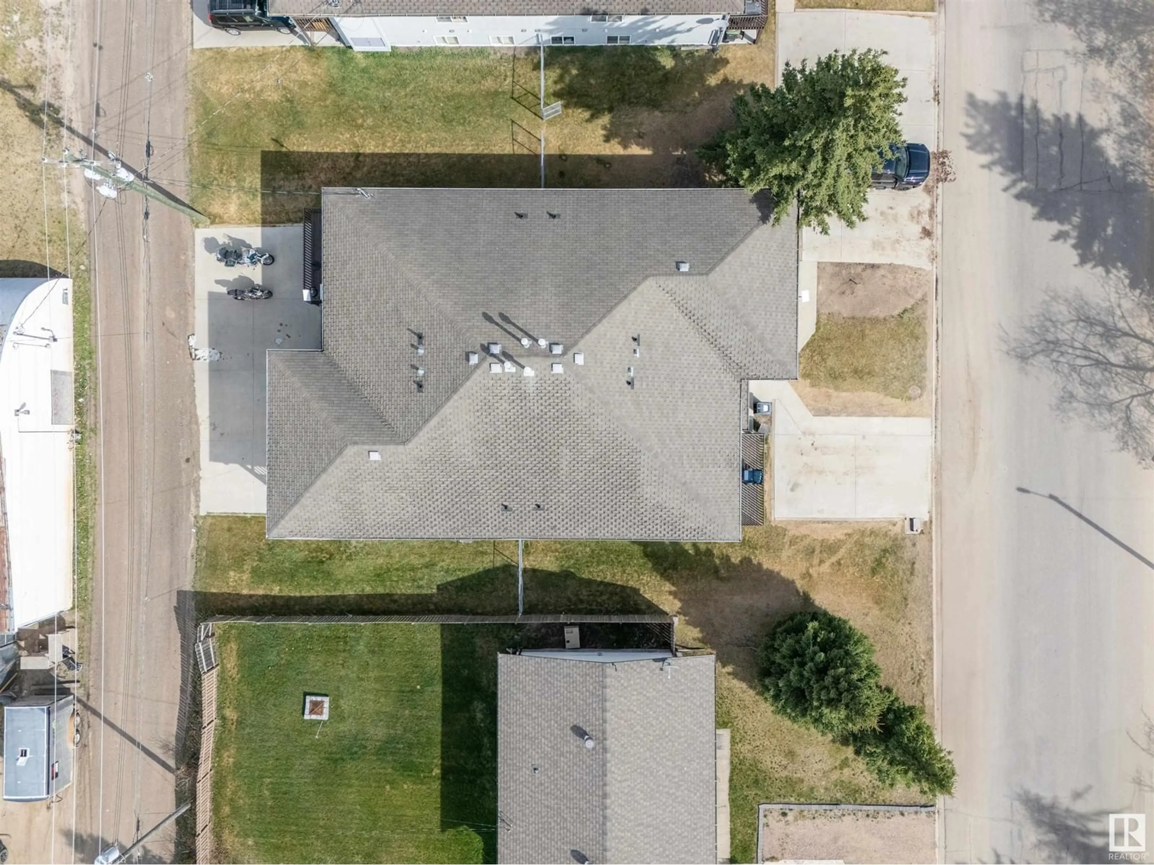 A pic from outside/outdoor area/front of a property/back of a property/a pic from drone, street for #1B - 4716 49 ST, Cold Lake Alberta T9M1Y4