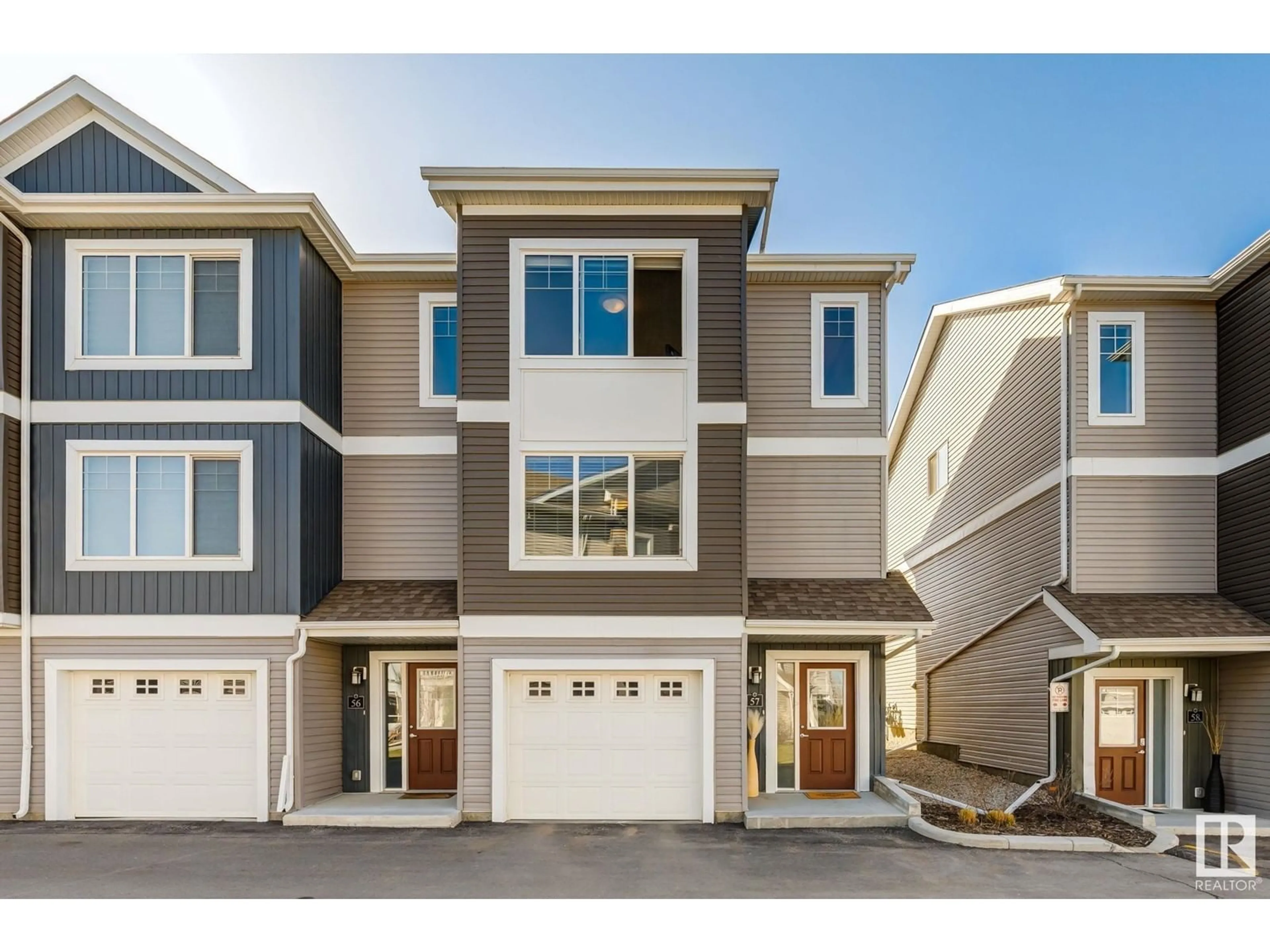 Home with vinyl exterior material, street for #57 - 1391 STARLING DR, Edmonton Alberta T5S0L3