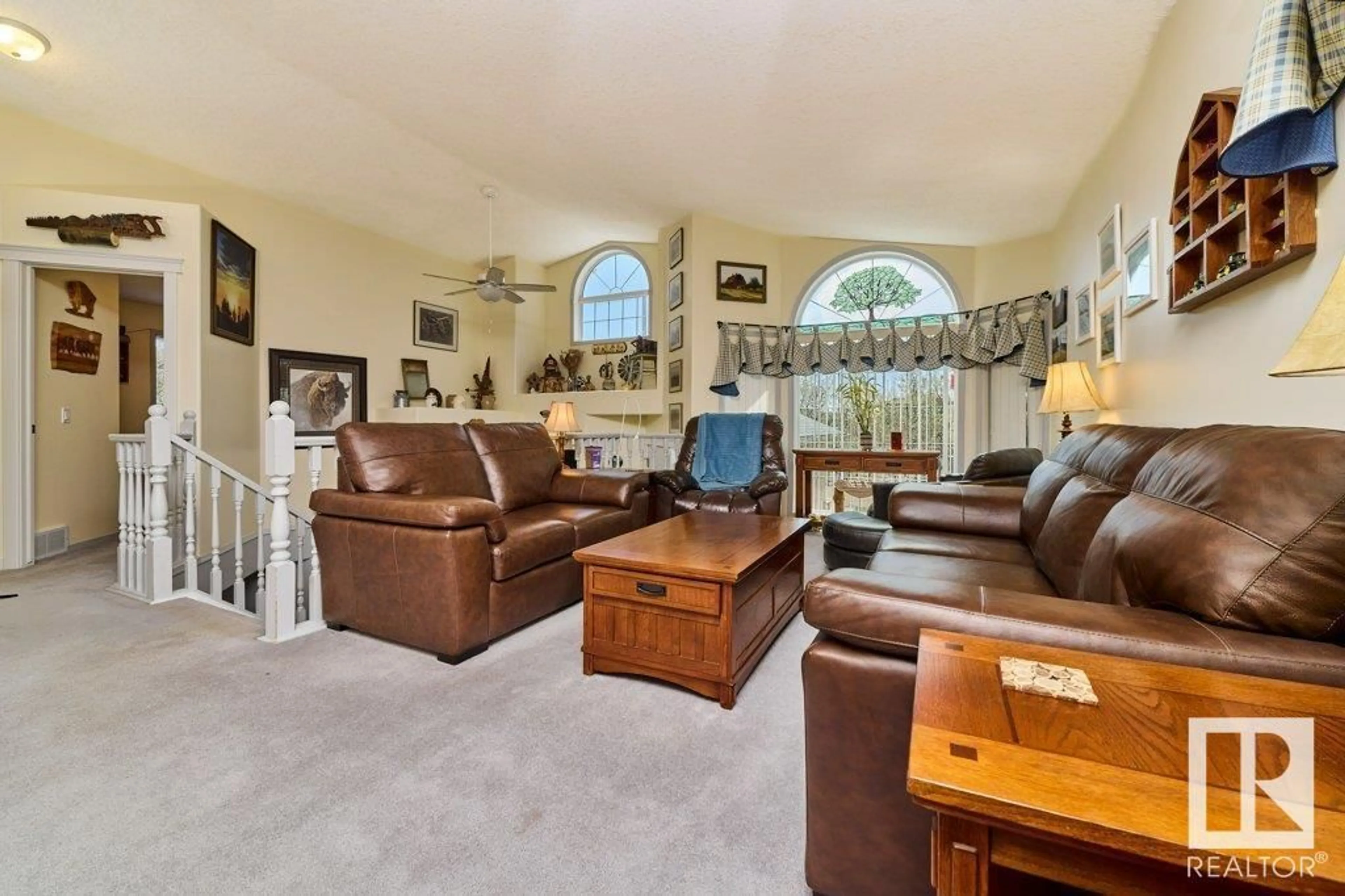 Living room with furniture, unknown for 13904 162 AV, Edmonton Alberta T6V1J4