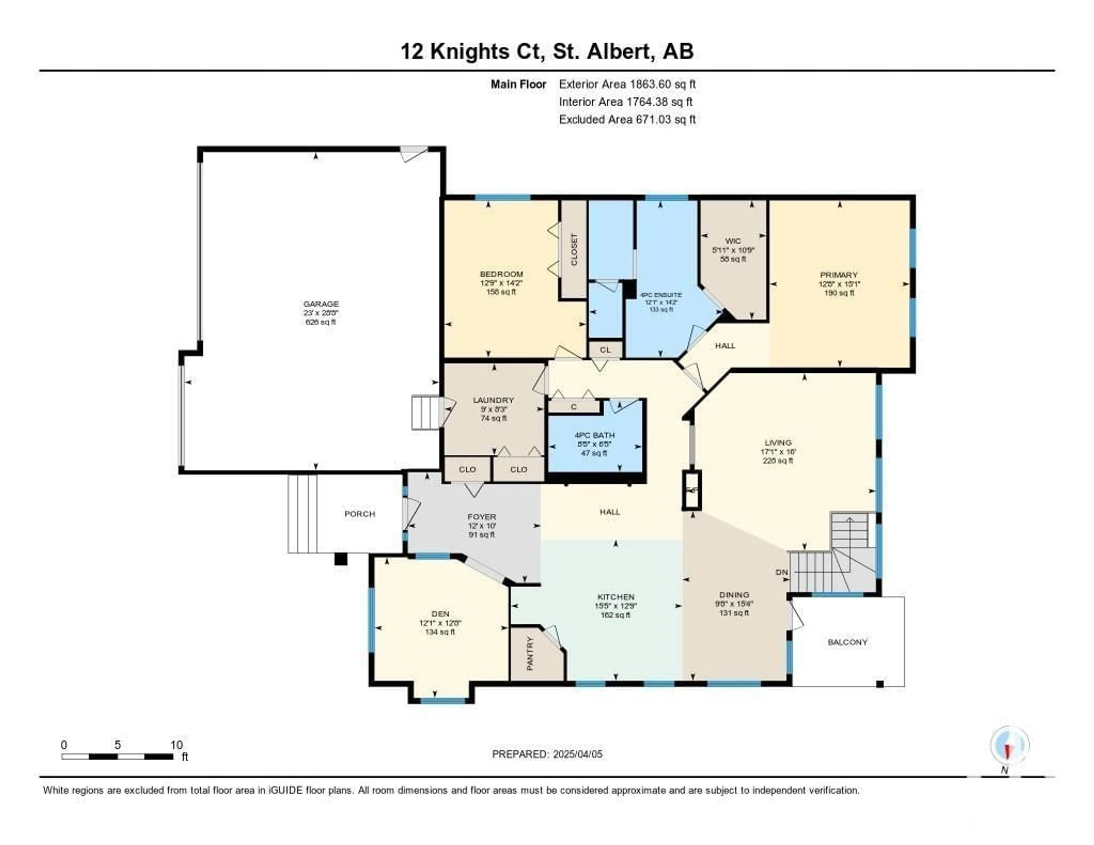 Floor plan for 12 KNIGHTS CO, St. Albert Alberta T8N6S8