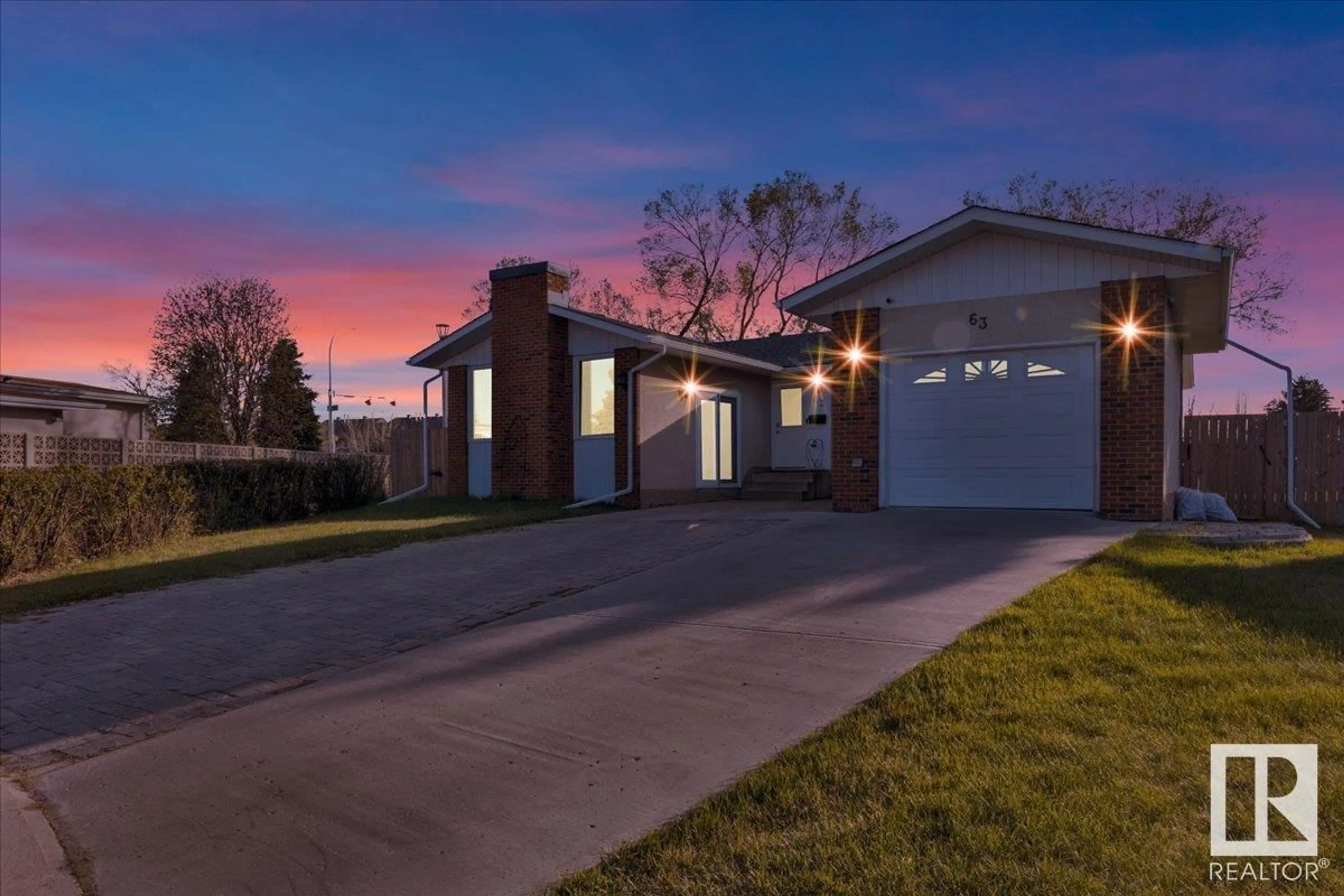 Home with brick exterior material, street for 63 HAMILTON CR, Edmonton Alberta T5A2M5