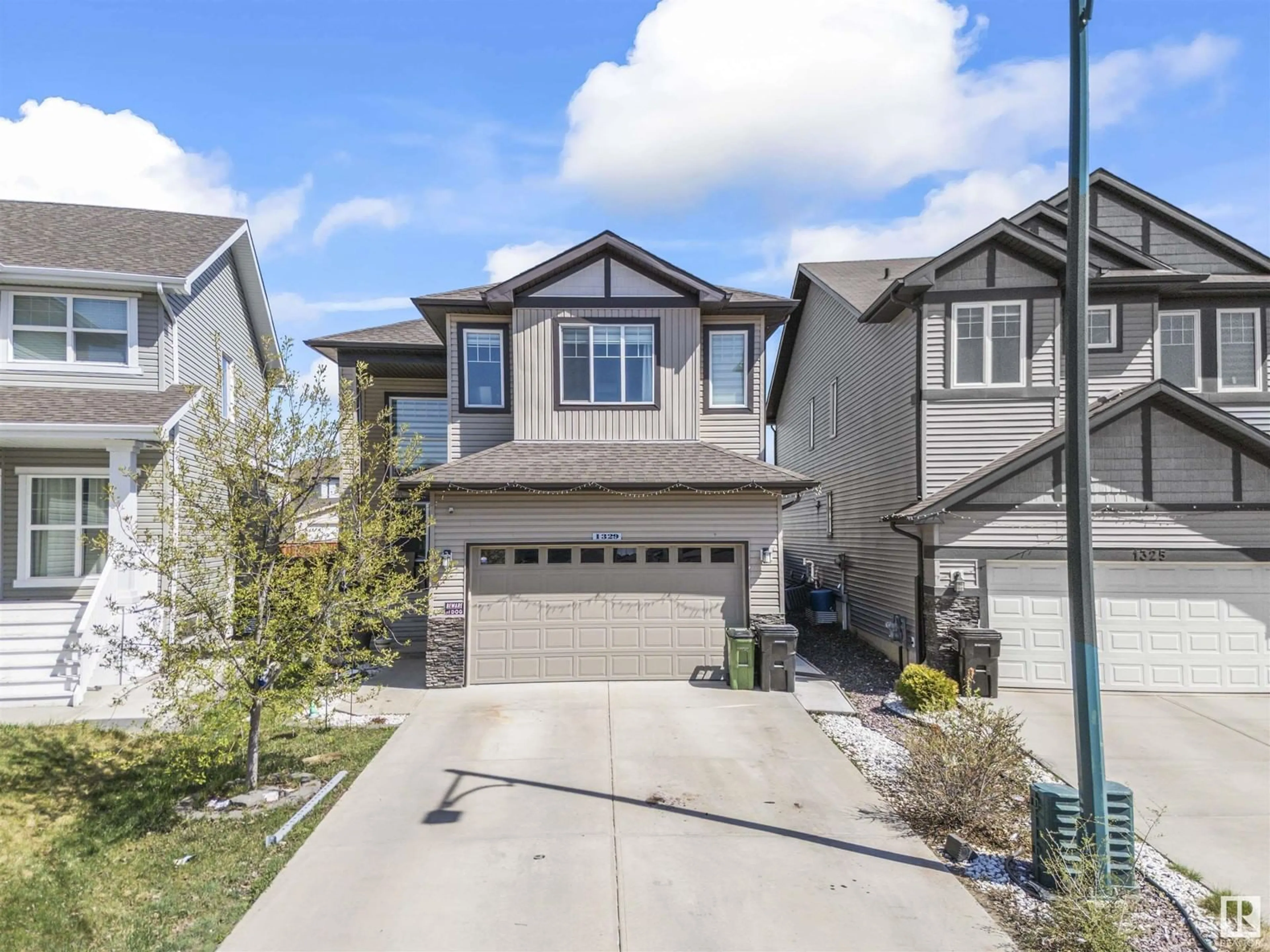 A pic from outside/outdoor area/front of a property/back of a property/a pic from drone, street for NW - 1329 32A ST, Edmonton Alberta T6T0Z2