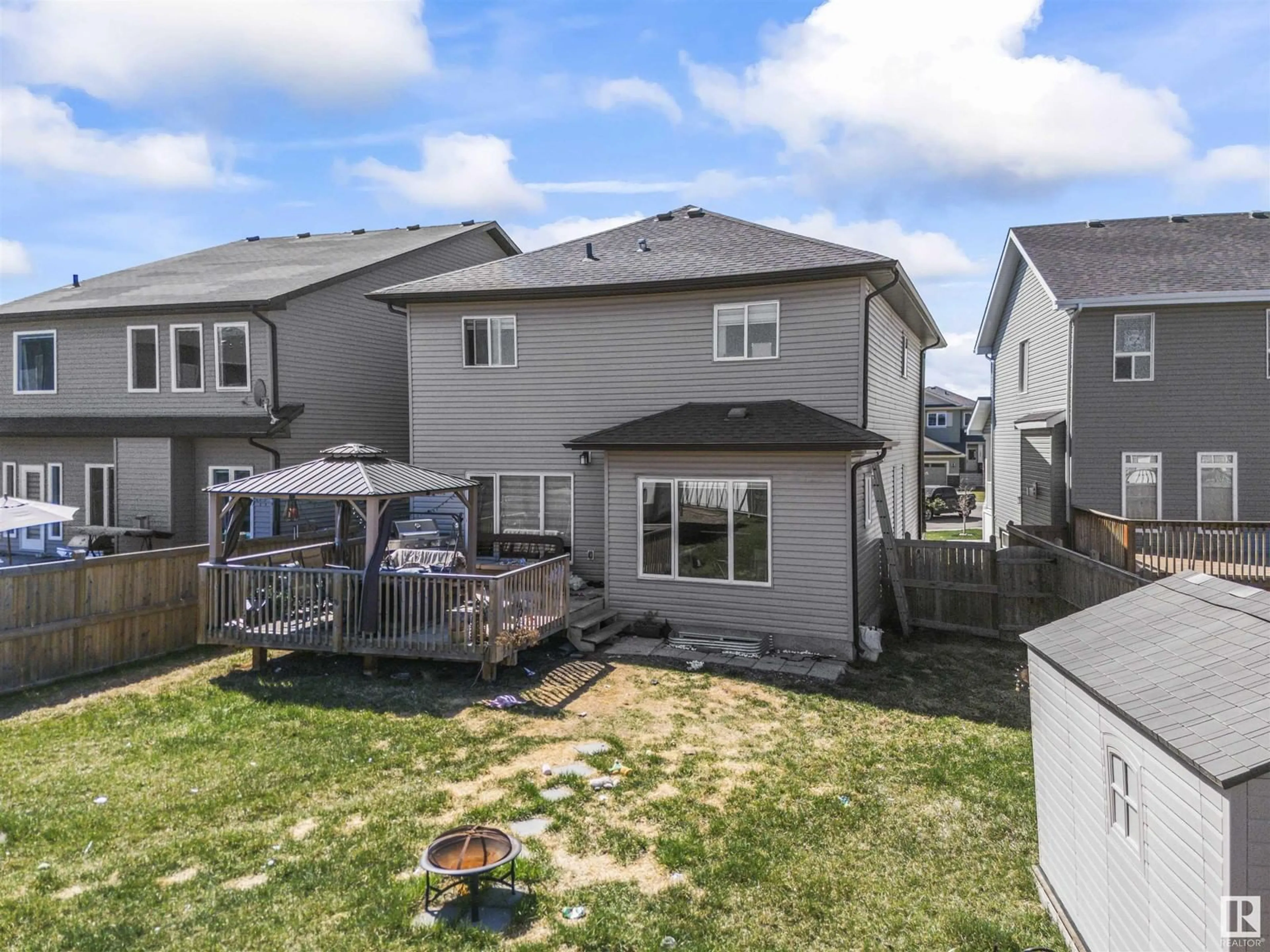 A pic from outside/outdoor area/front of a property/back of a property/a pic from drone, unknown for NW - 1329 32A ST, Edmonton Alberta T6T0Z2