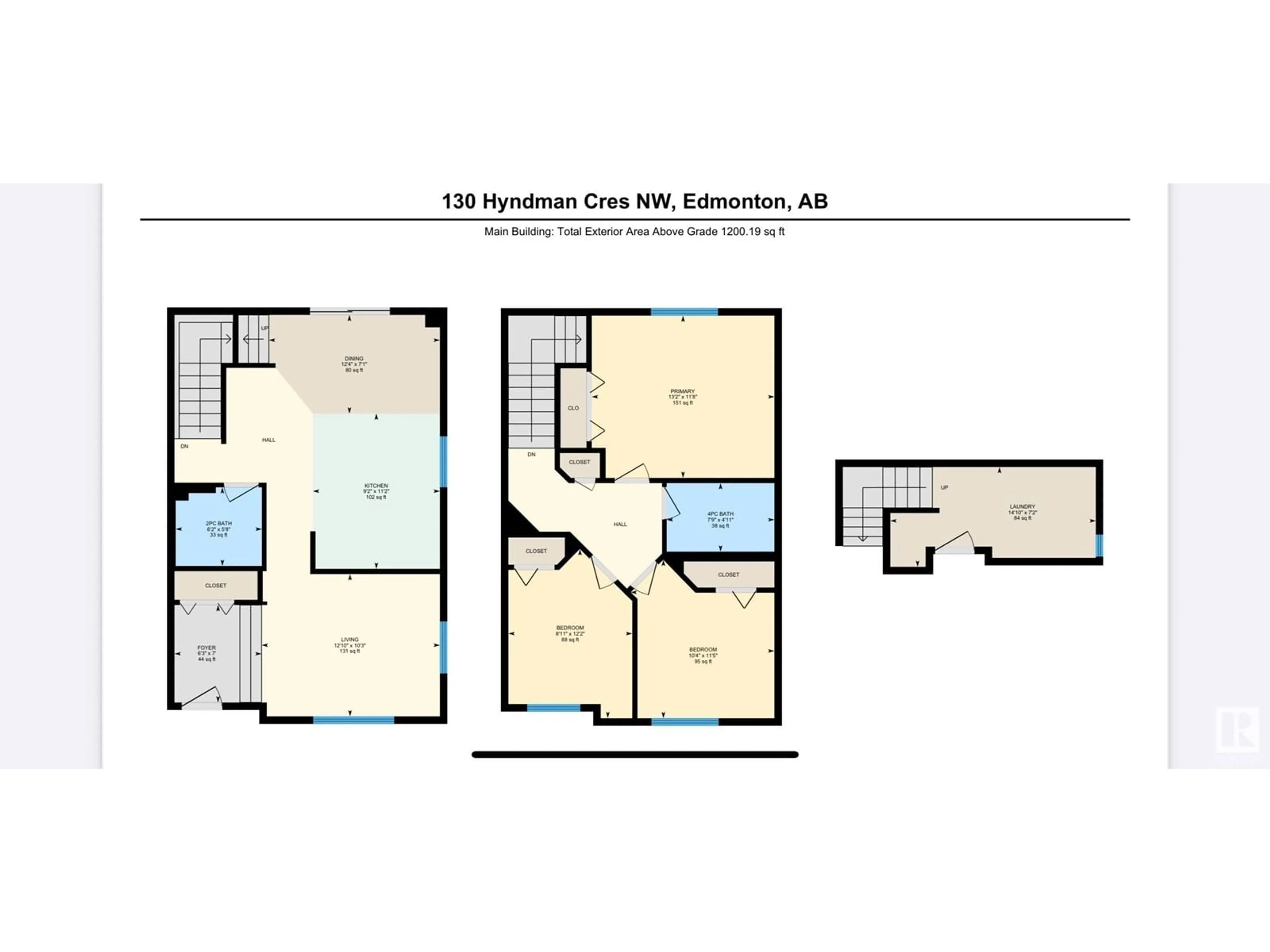 Floor plan for #21 - 130 HYNDMAN CR, Edmonton Alberta T5A0E8