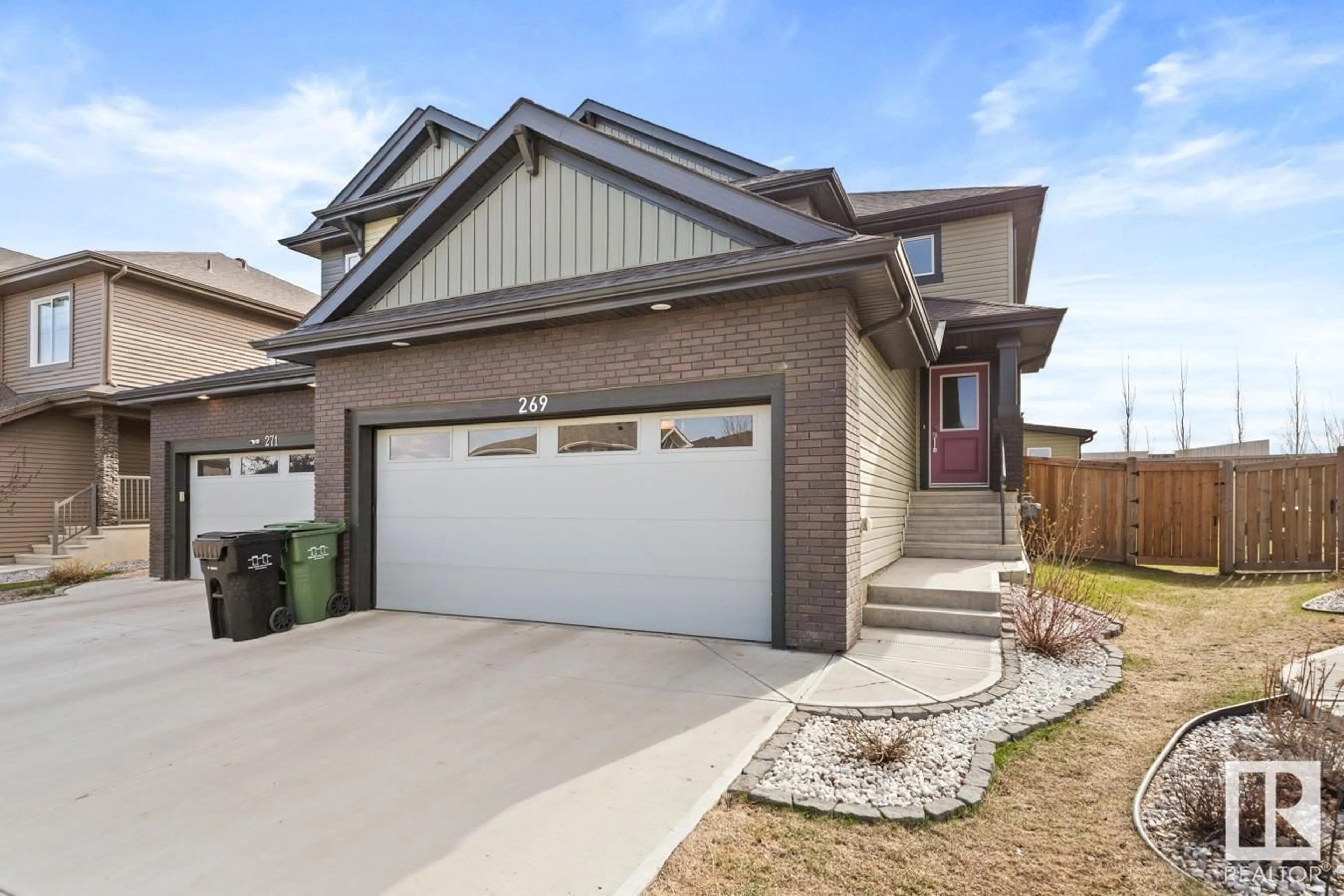 Home with brick exterior material, street for 269 LARCH CR, Leduc Alberta T9E1L3