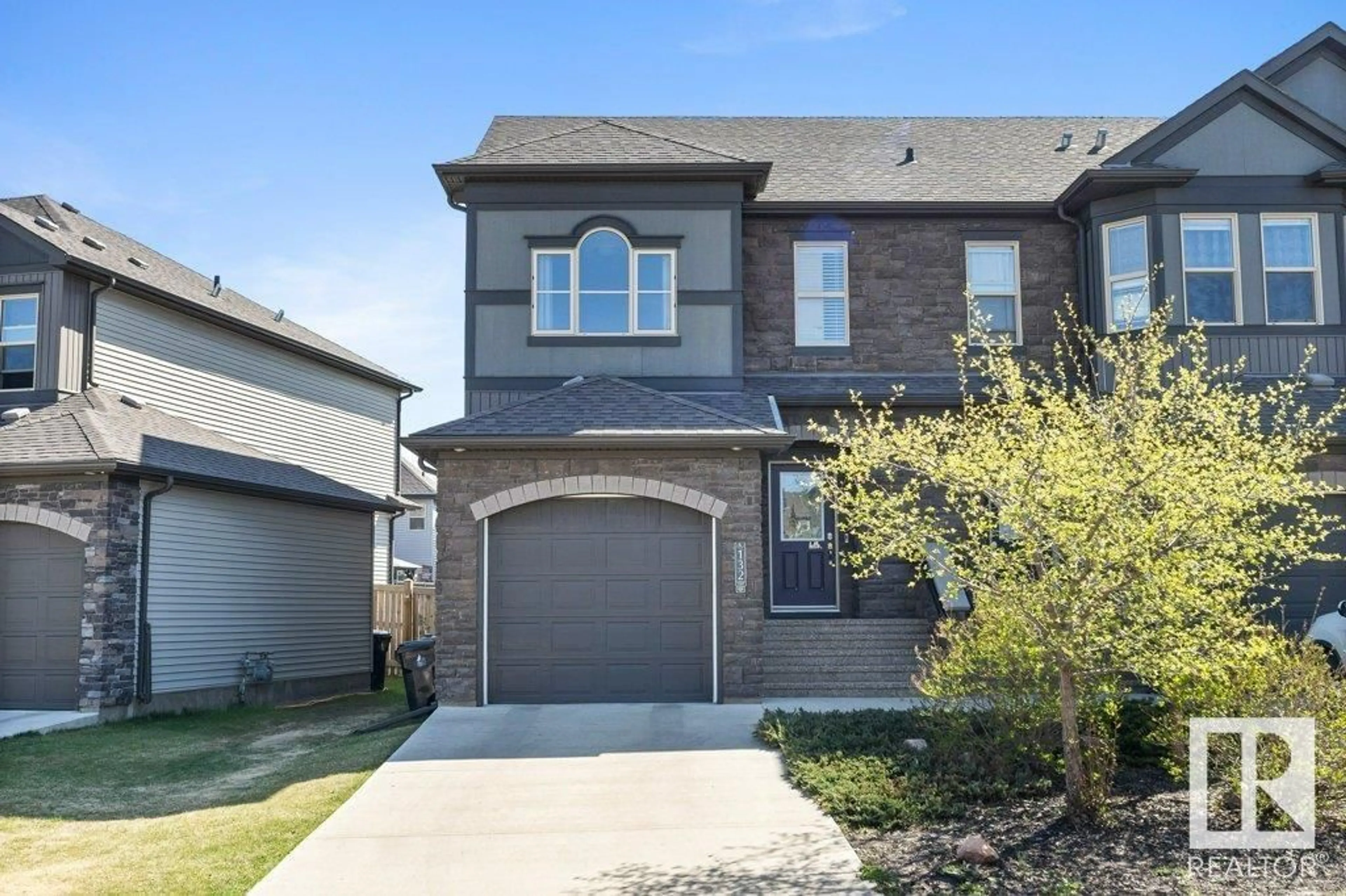 Home with brick exterior material, street for 132 GILMORE WY, Spruce Grove Alberta T7X0M5