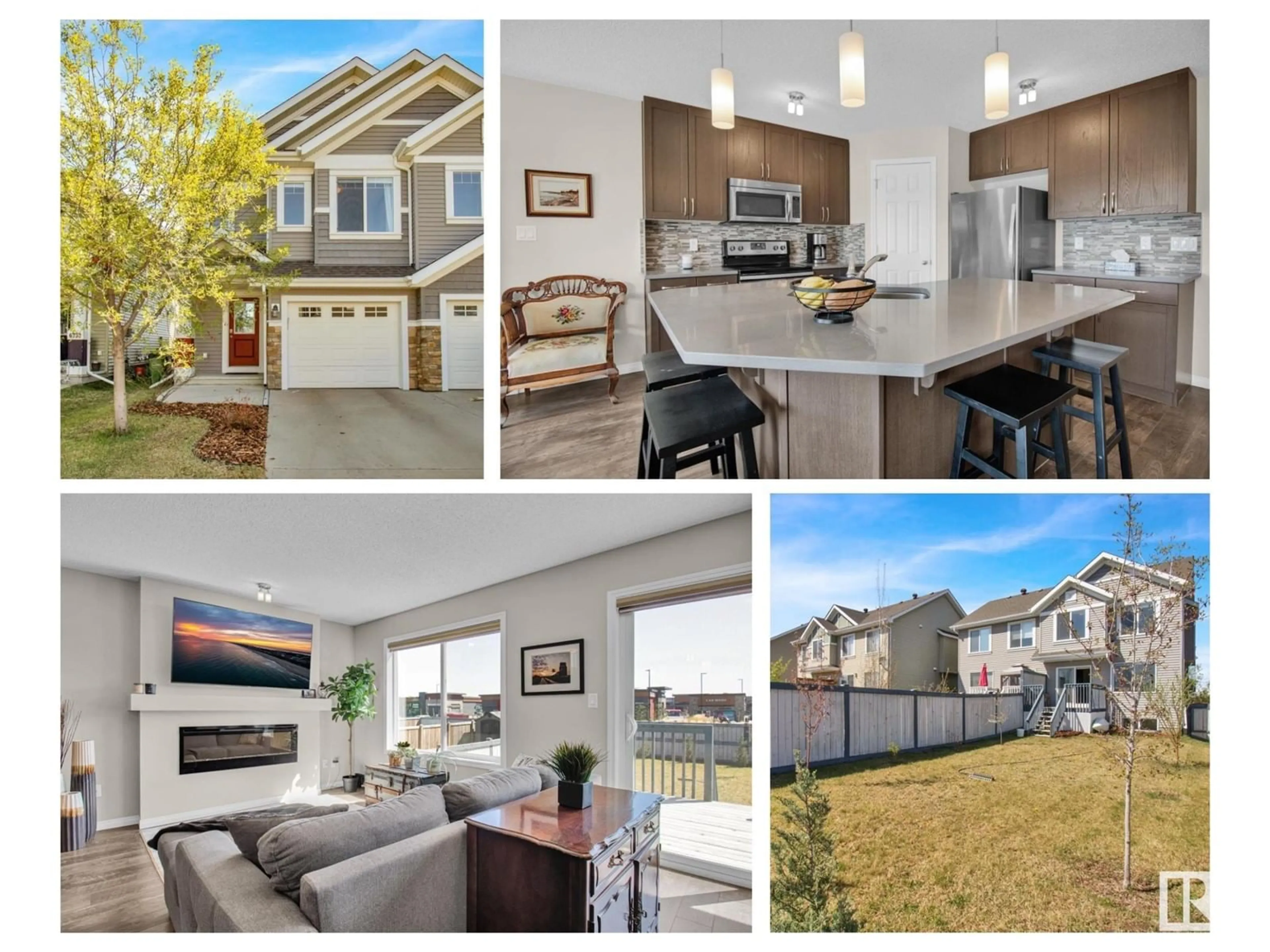 Open concept kitchen, unknown for 6741 24 AV, Edmonton Alberta T6X2B1