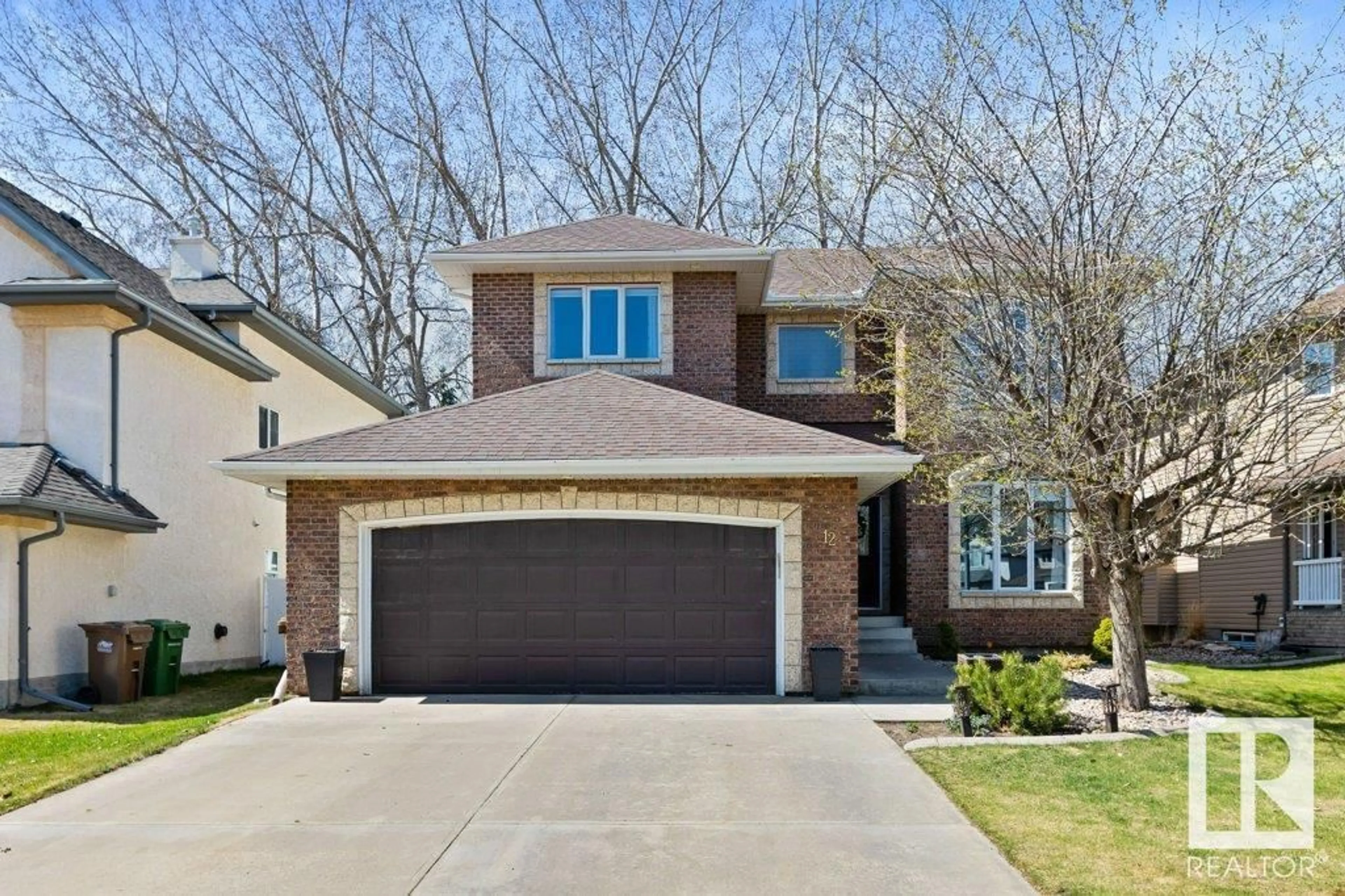 Home with brick exterior material, street for 12 EASTCOTT DR, St. Albert Alberta T8N6V5