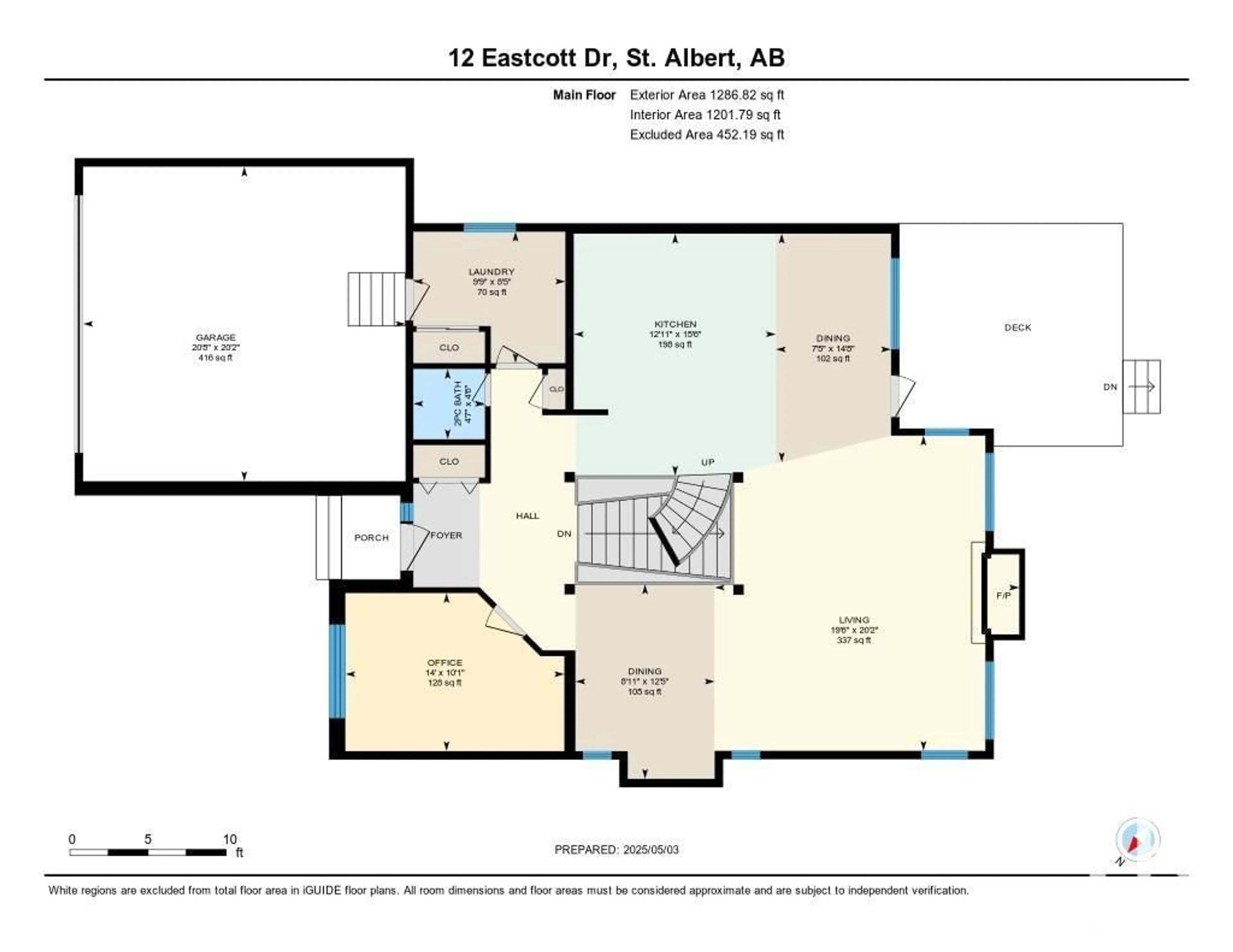 Floor plan for 12 EASTCOTT DR, St. Albert Alberta T8N6V5