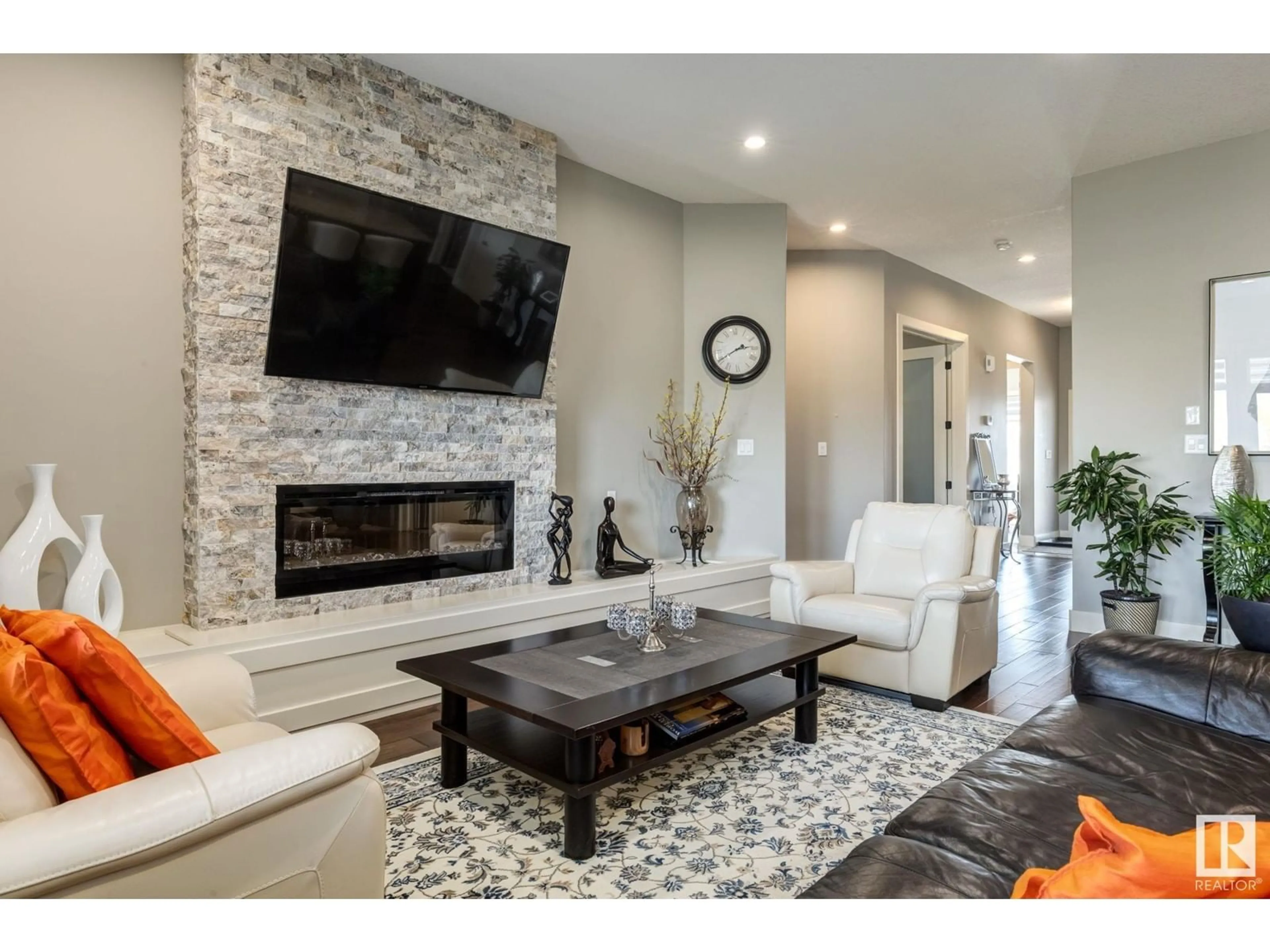 Living room with furniture, unknown for 3036 58 AVE, Rural Leduc County Alberta T4X0X9