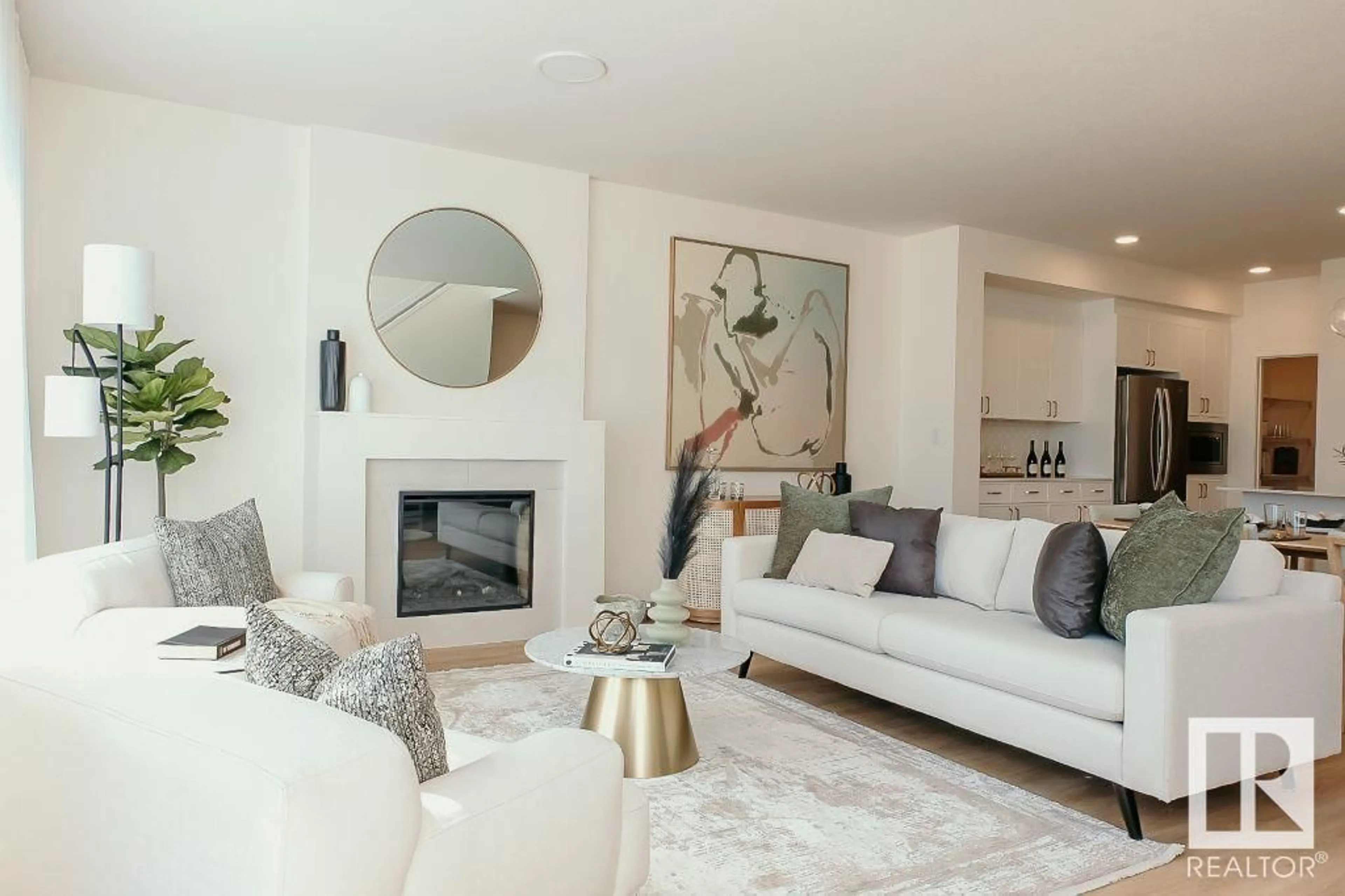 Living room with furniture, unknown for 32 GAMBEL LO, Spruce Grove Alberta T7X4B9