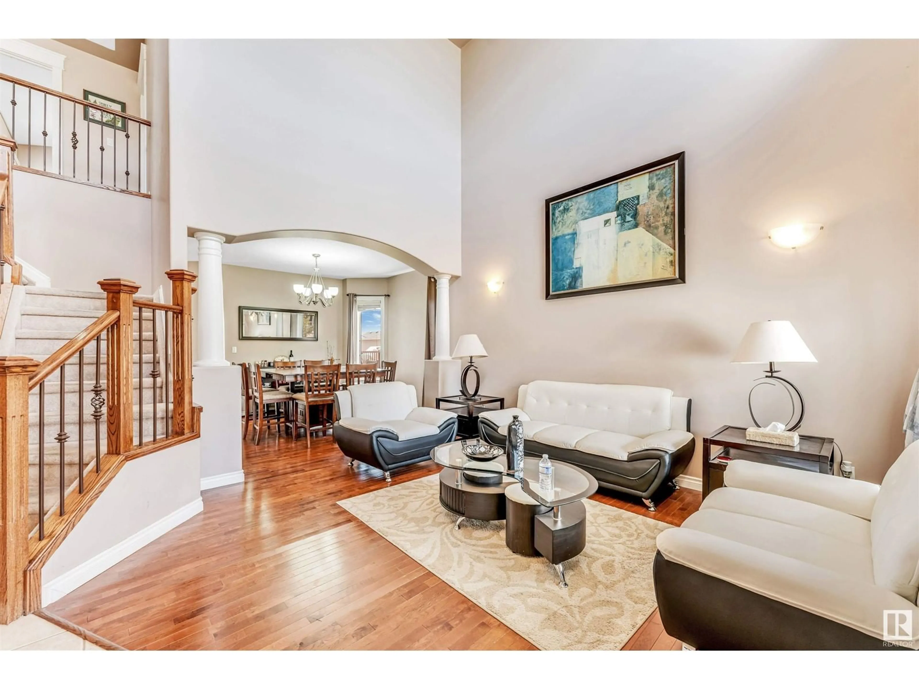 Living room with furniture, unknown for NW - 15535 48 ST, Edmonton Alberta T5Y0B5