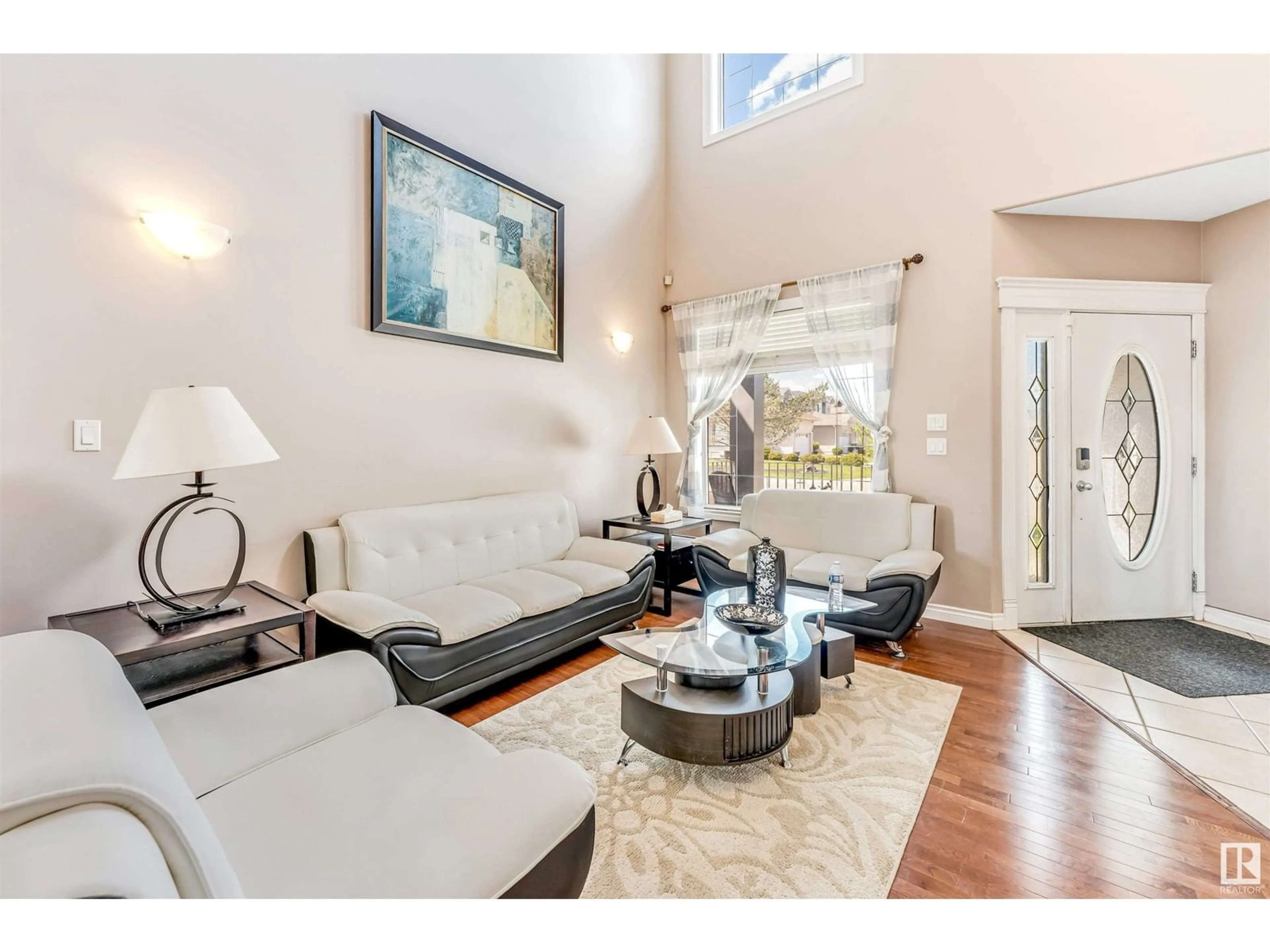 Living room with furniture, unknown for NW - 15535 48 ST, Edmonton Alberta T5Y0B5