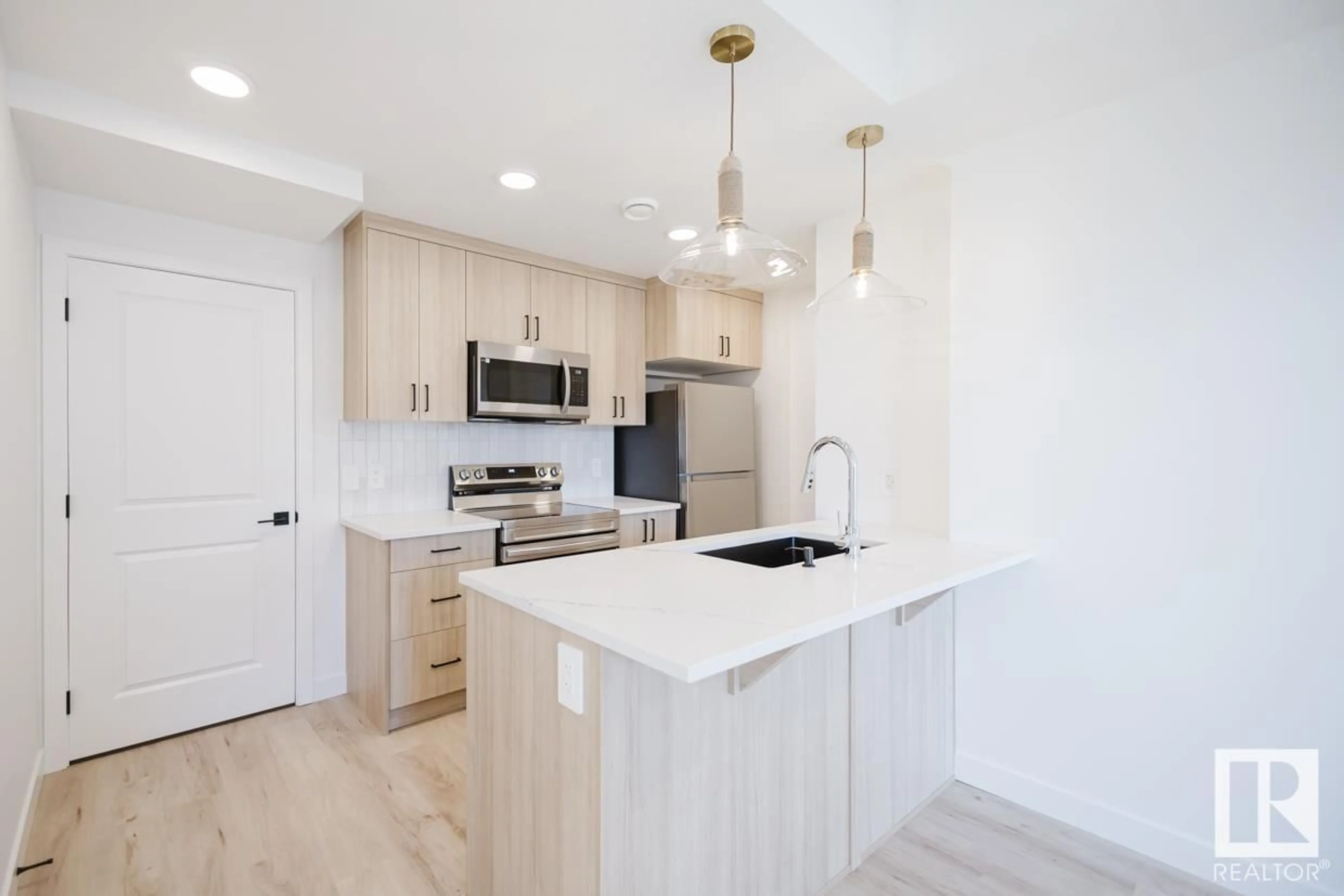 Open concept kitchen, unknown for #36 - 16231 19 AV, Edmonton Alberta T6W5C6