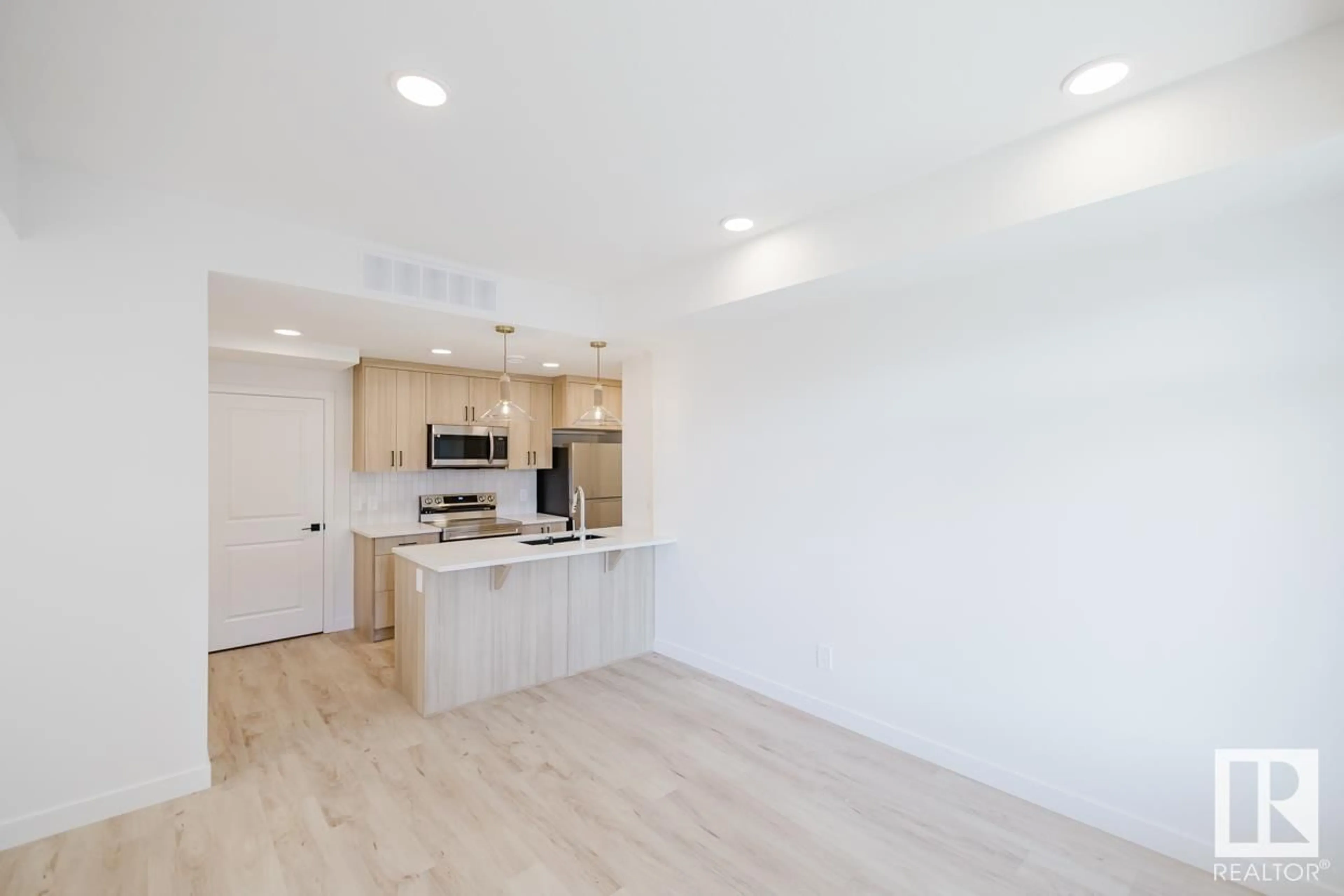 Open concept kitchen, unknown for #36 - 16231 19 AV, Edmonton Alberta T6W5C6