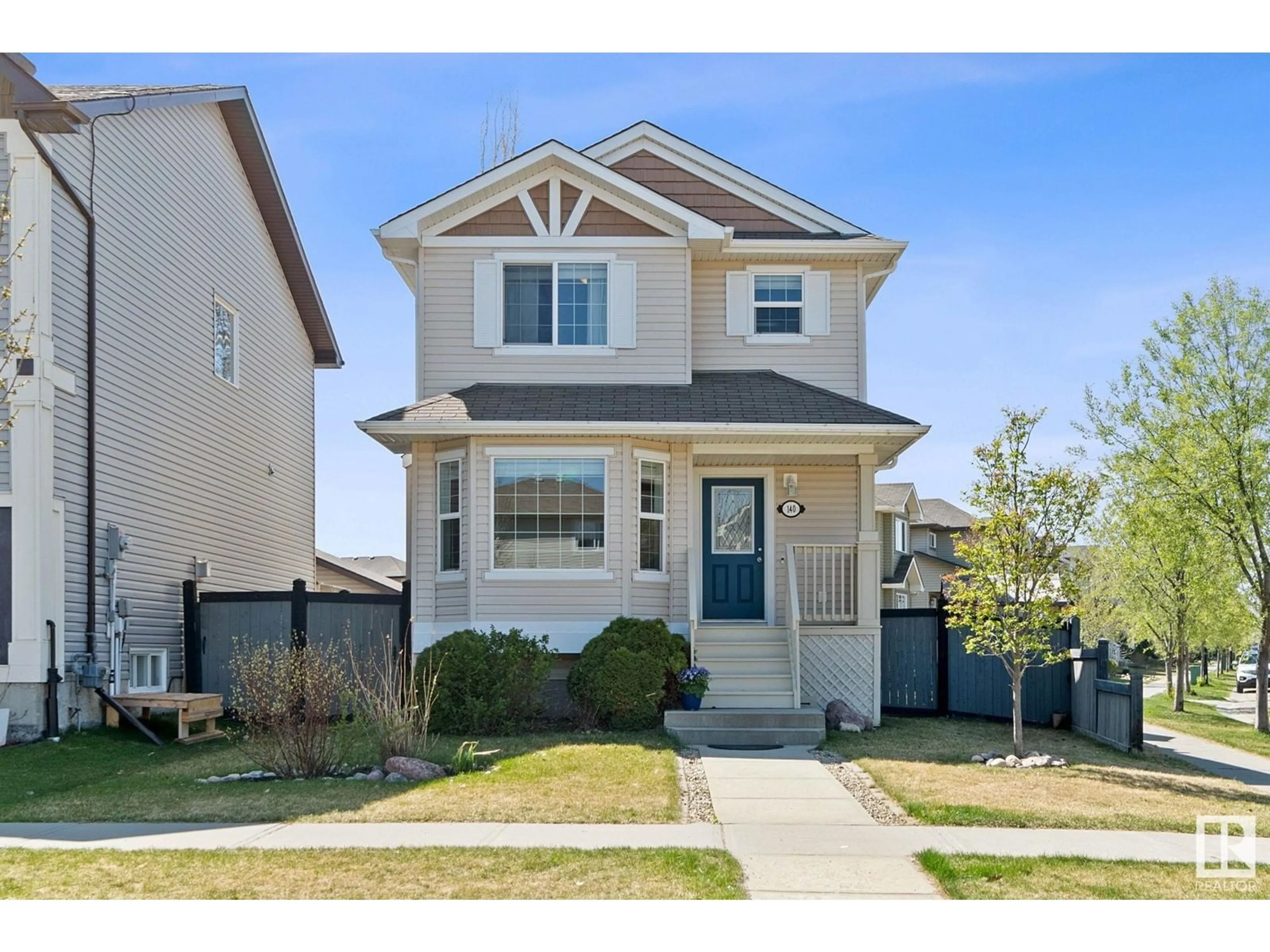 Home with vinyl exterior material, street for 140 WEST HAVEN DR, Leduc Alberta T9E0M5