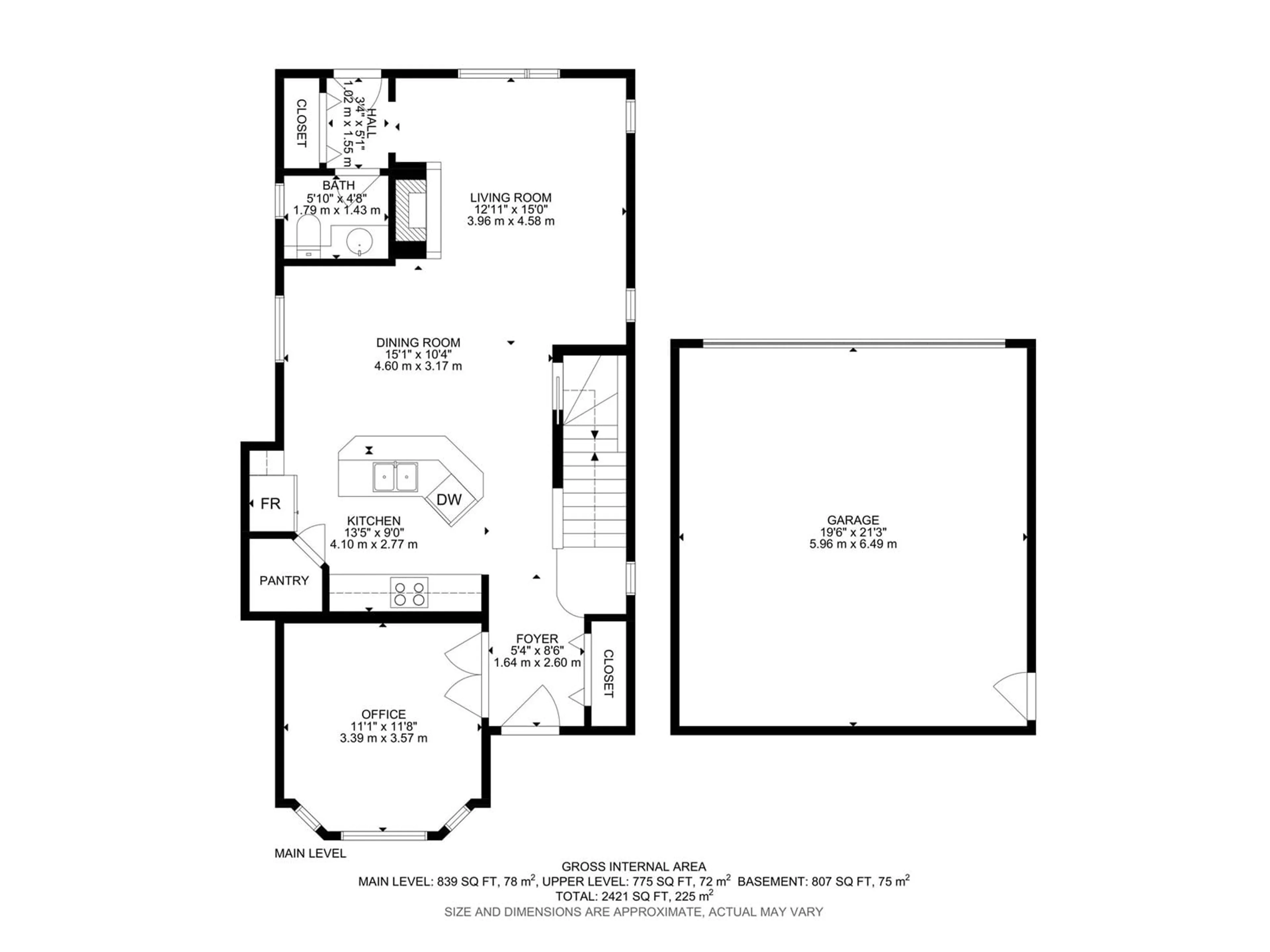 Floor plan for 140 WEST HAVEN DR, Leduc Alberta T9E0M5