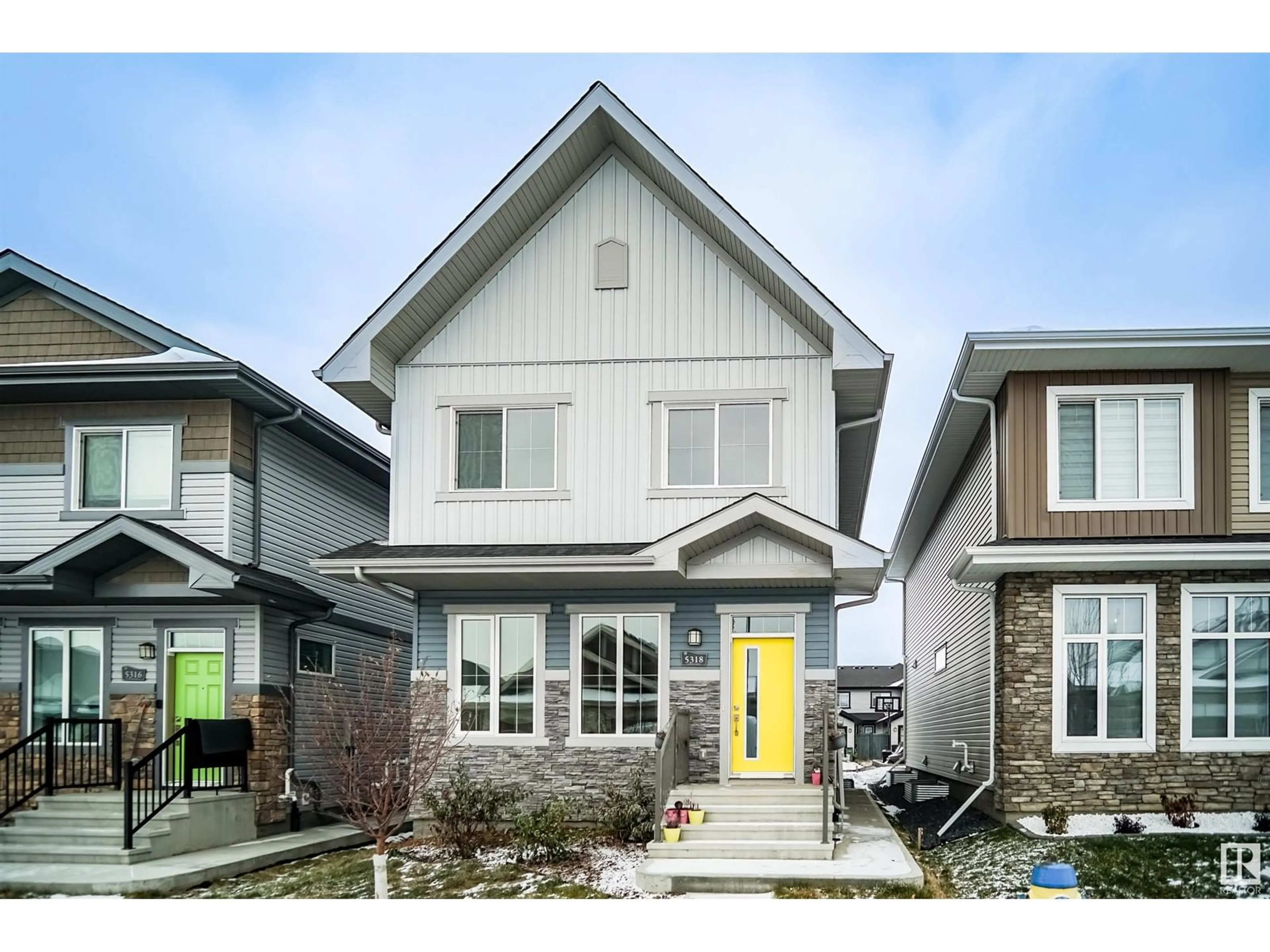 Home with vinyl exterior material, street for 5318 GODSON PT, Edmonton Alberta T5T6M9