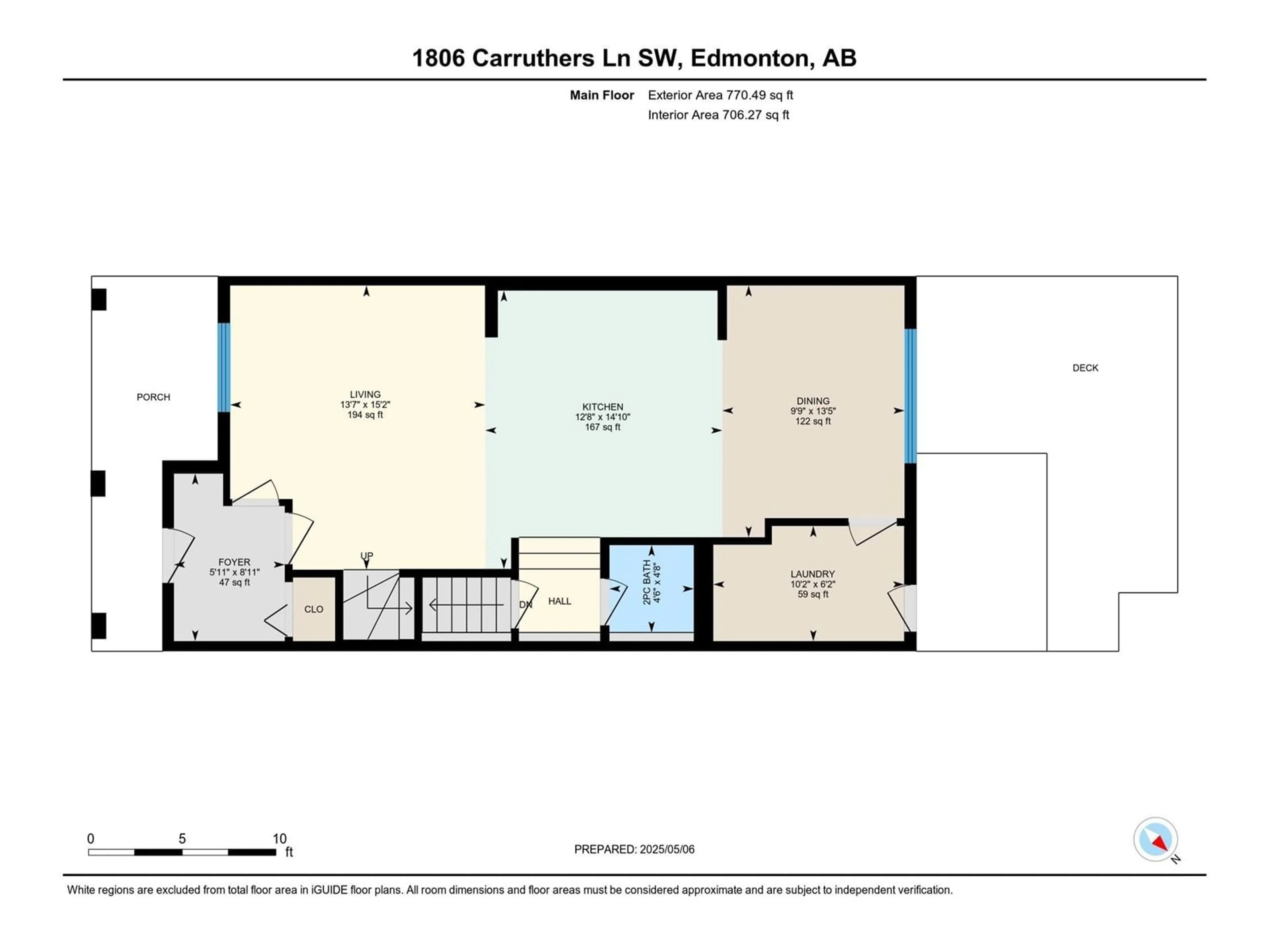 Floor plan for 1806 CARRUTHERS LN, Edmonton Alberta T6W0Z1