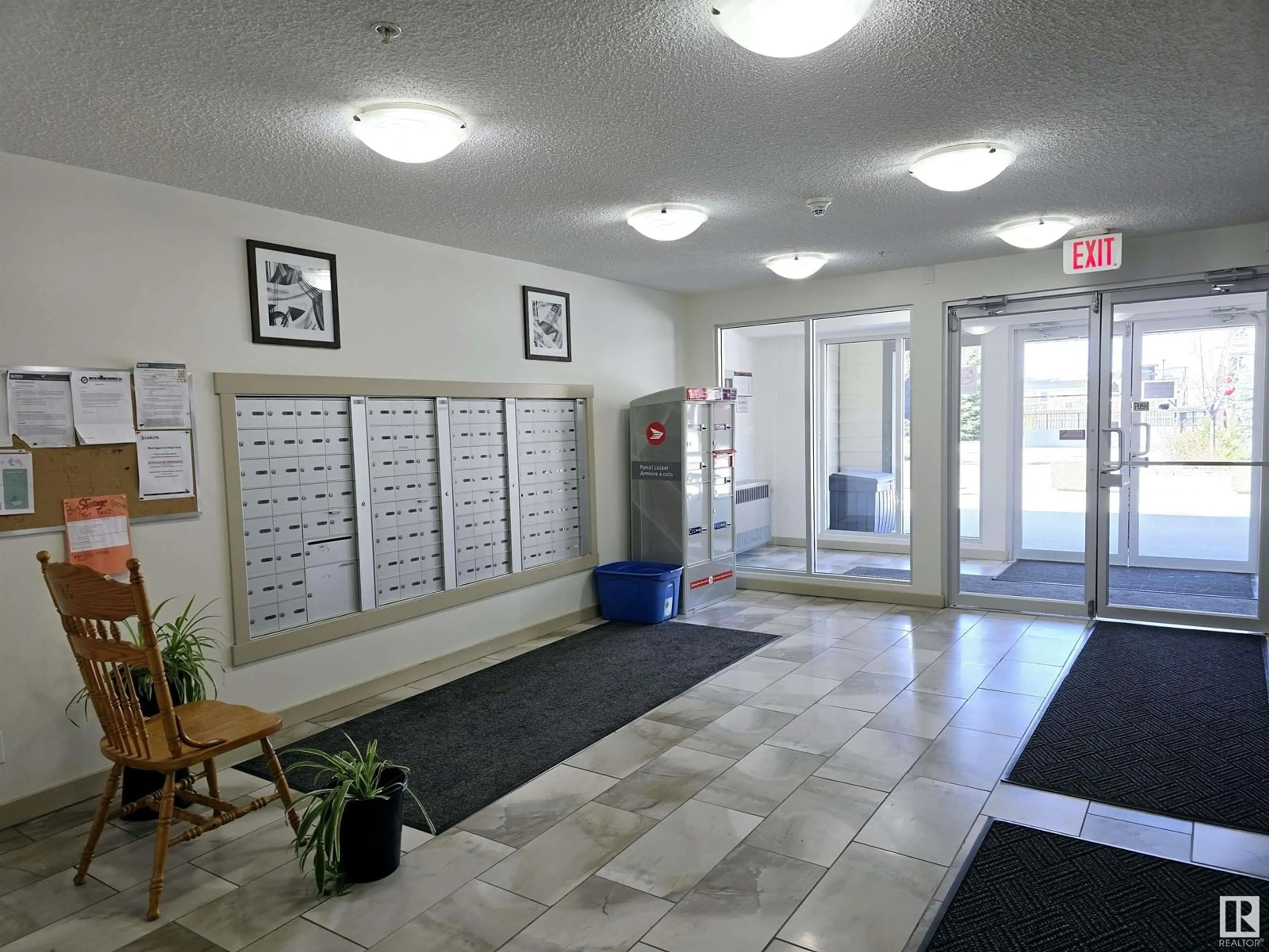Indoor foyer for #303 - 5816 MULLEN PL, Edmonton Alberta T6R0W3