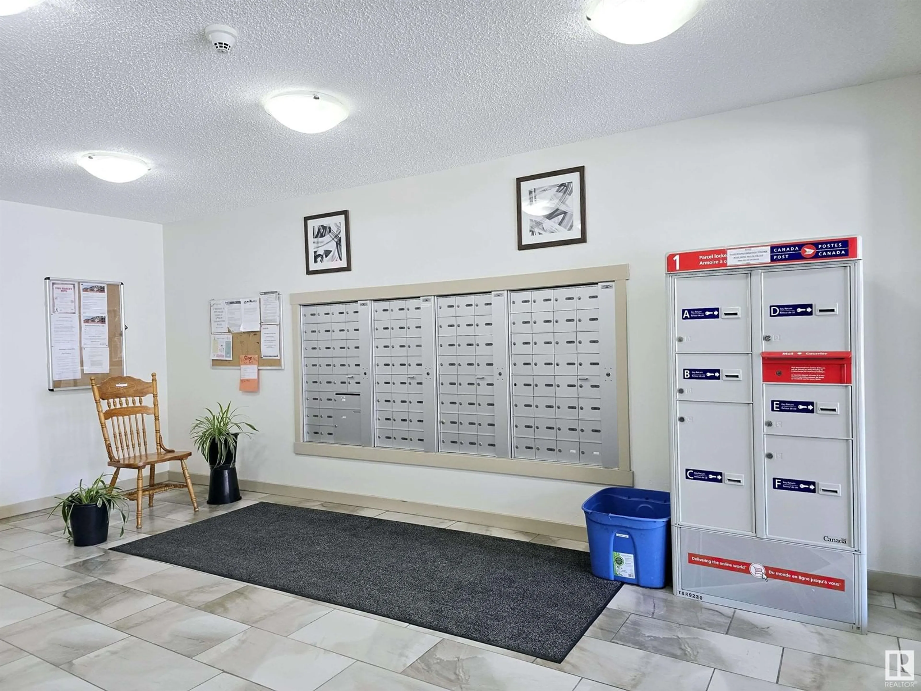 Indoor foyer for #303 - 5816 MULLEN PL, Edmonton Alberta T6R0W3