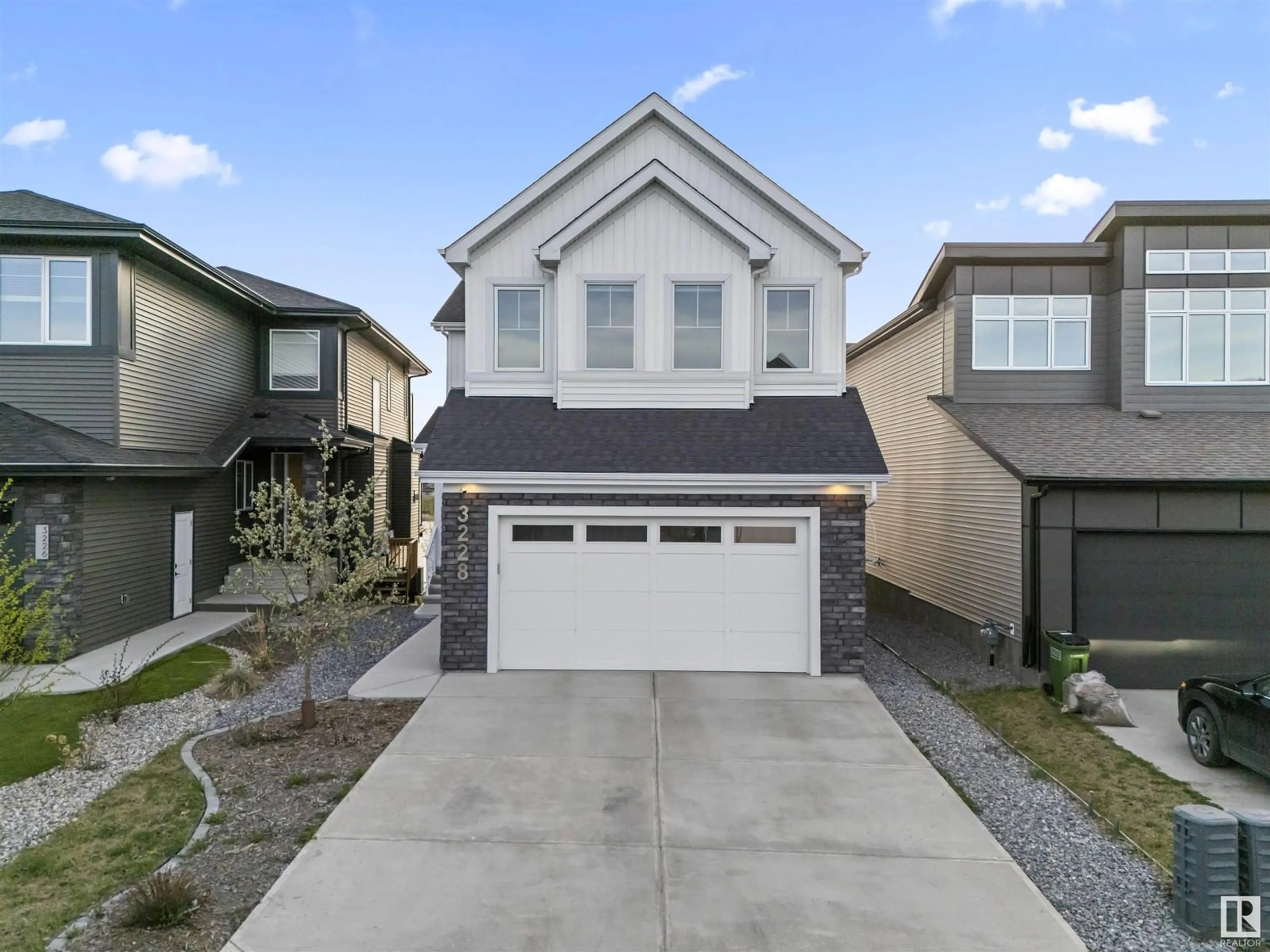 Home with vinyl exterior material, street for 3228 PARKER LO SW, Edmonton Alberta T6W4R8