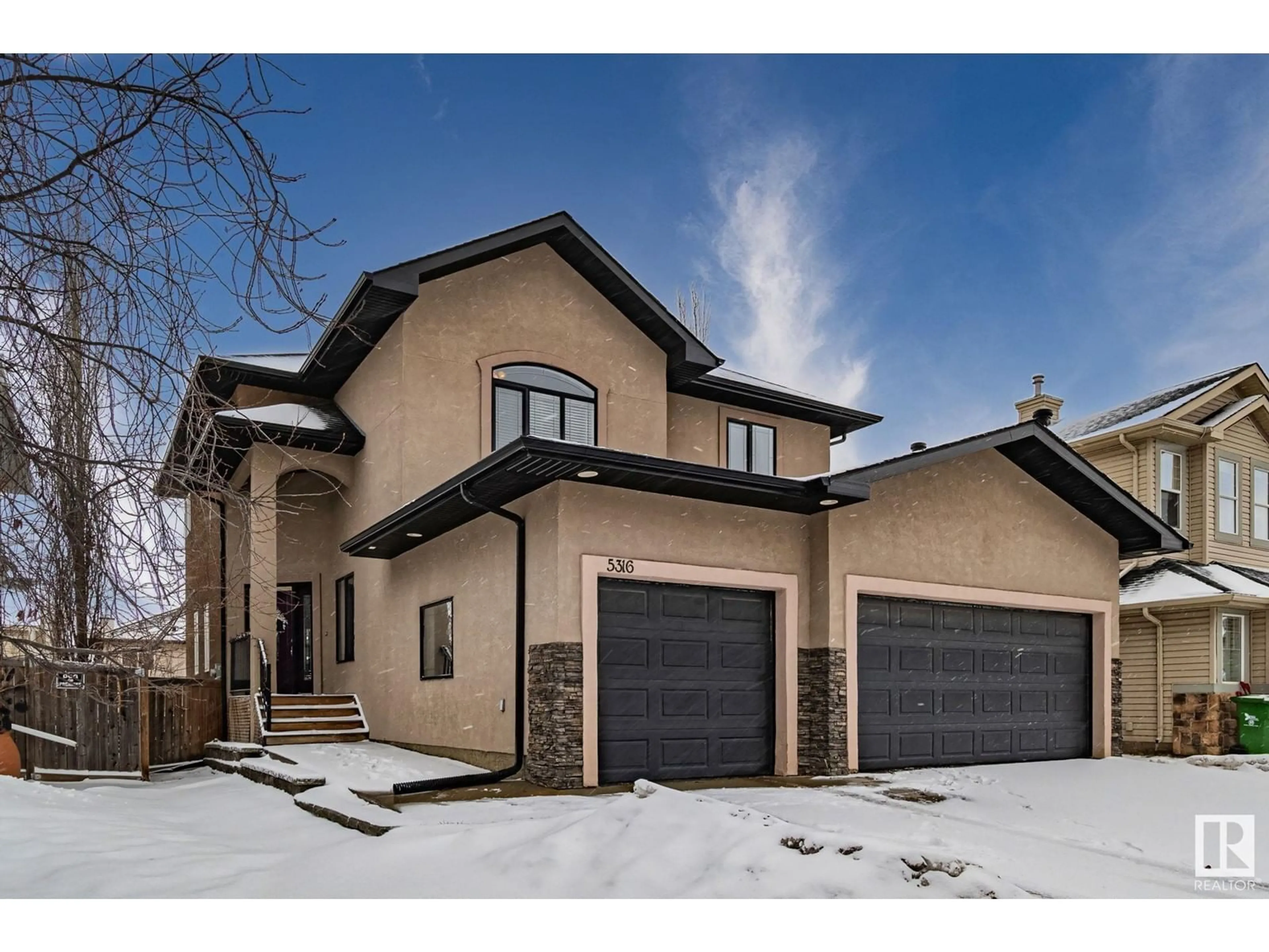 Home with brick exterior material, street for 5316 60 ST, Beaumont Alberta T4X0B1