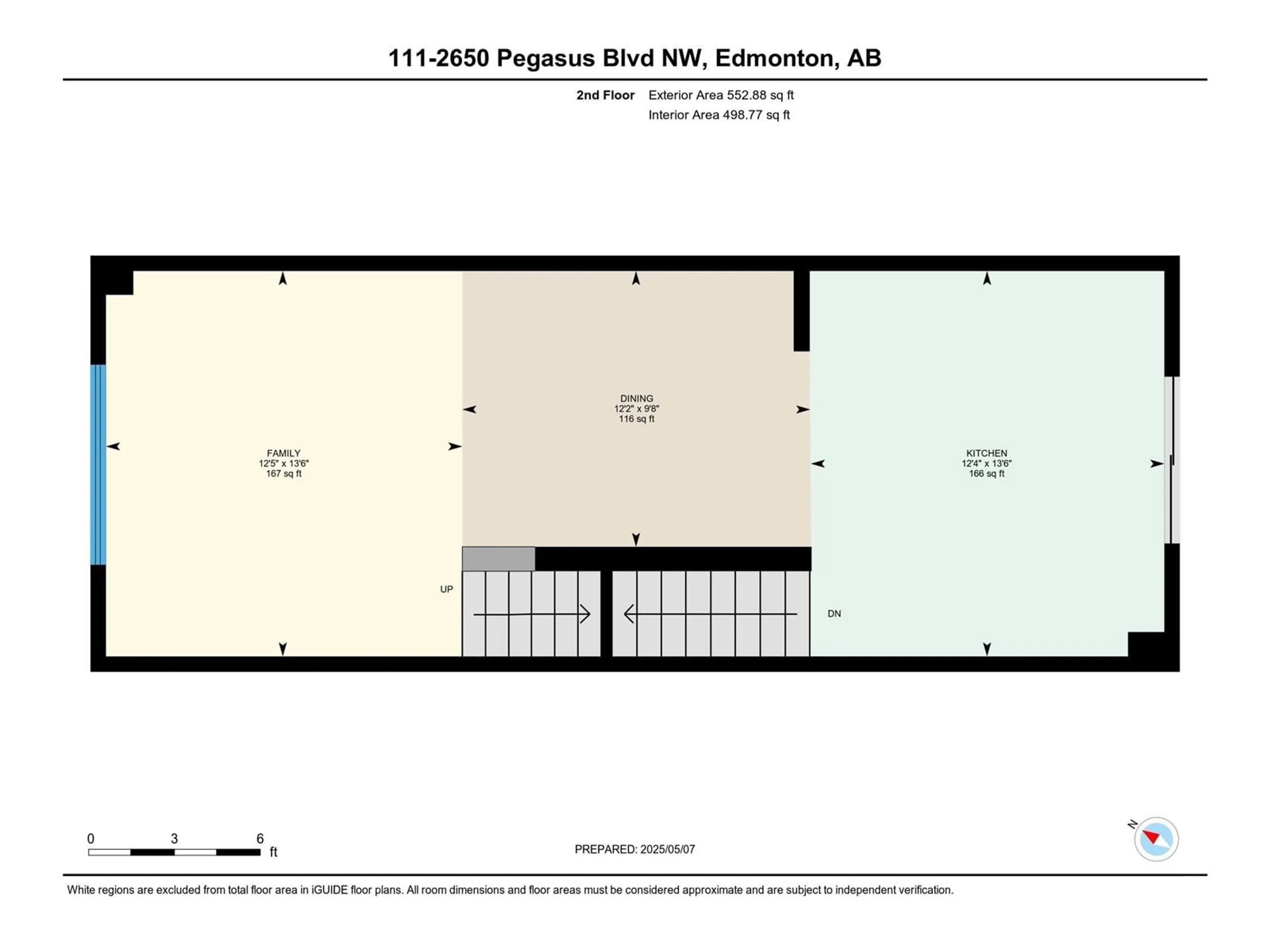 Floor plan for 111 - 2560 PEGASUS BV, Edmonton Alberta T5E6V4