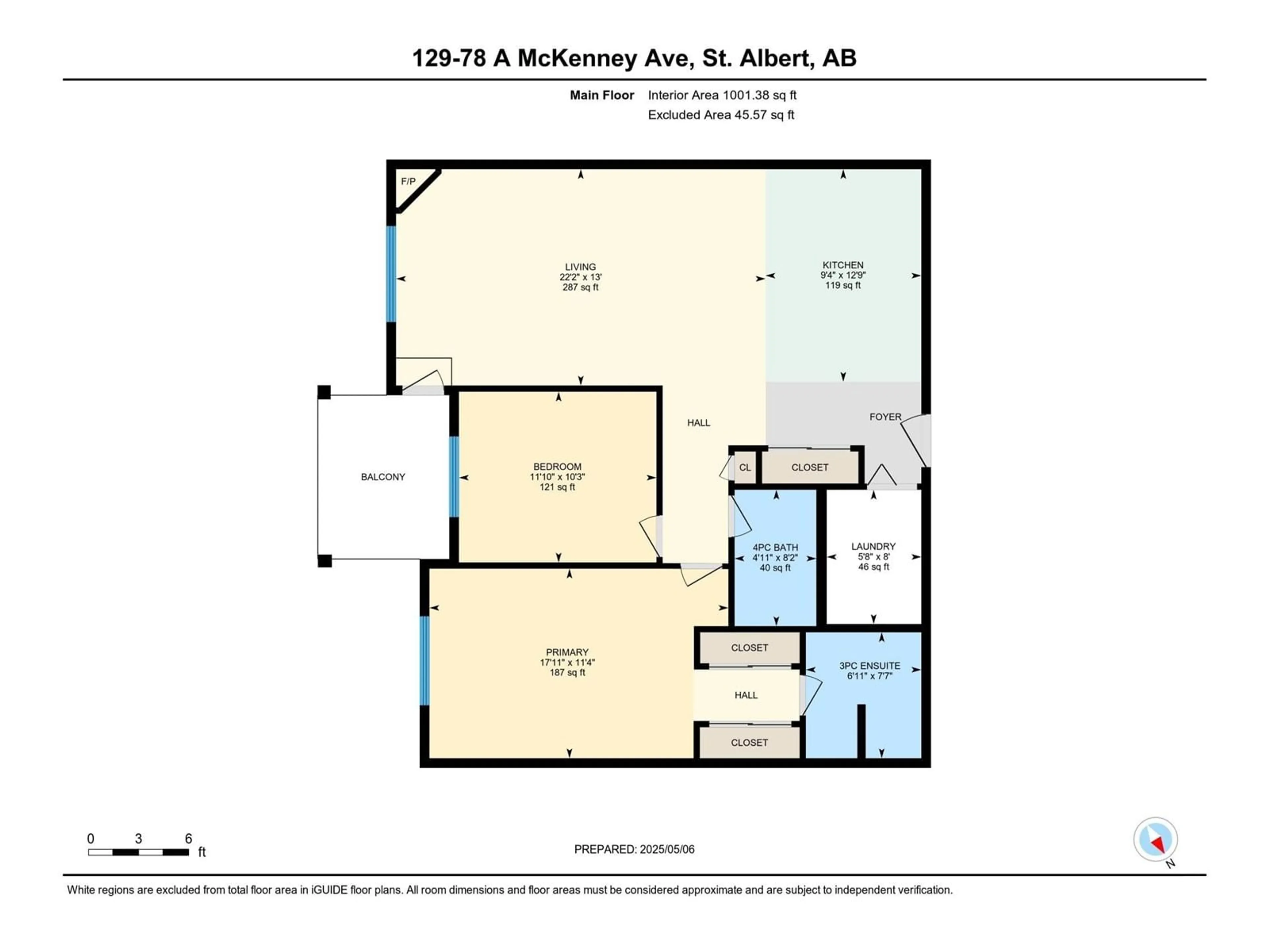 Floor plan for 129 78A MCKENNEY AV, St. Albert Alberta T8N7E6