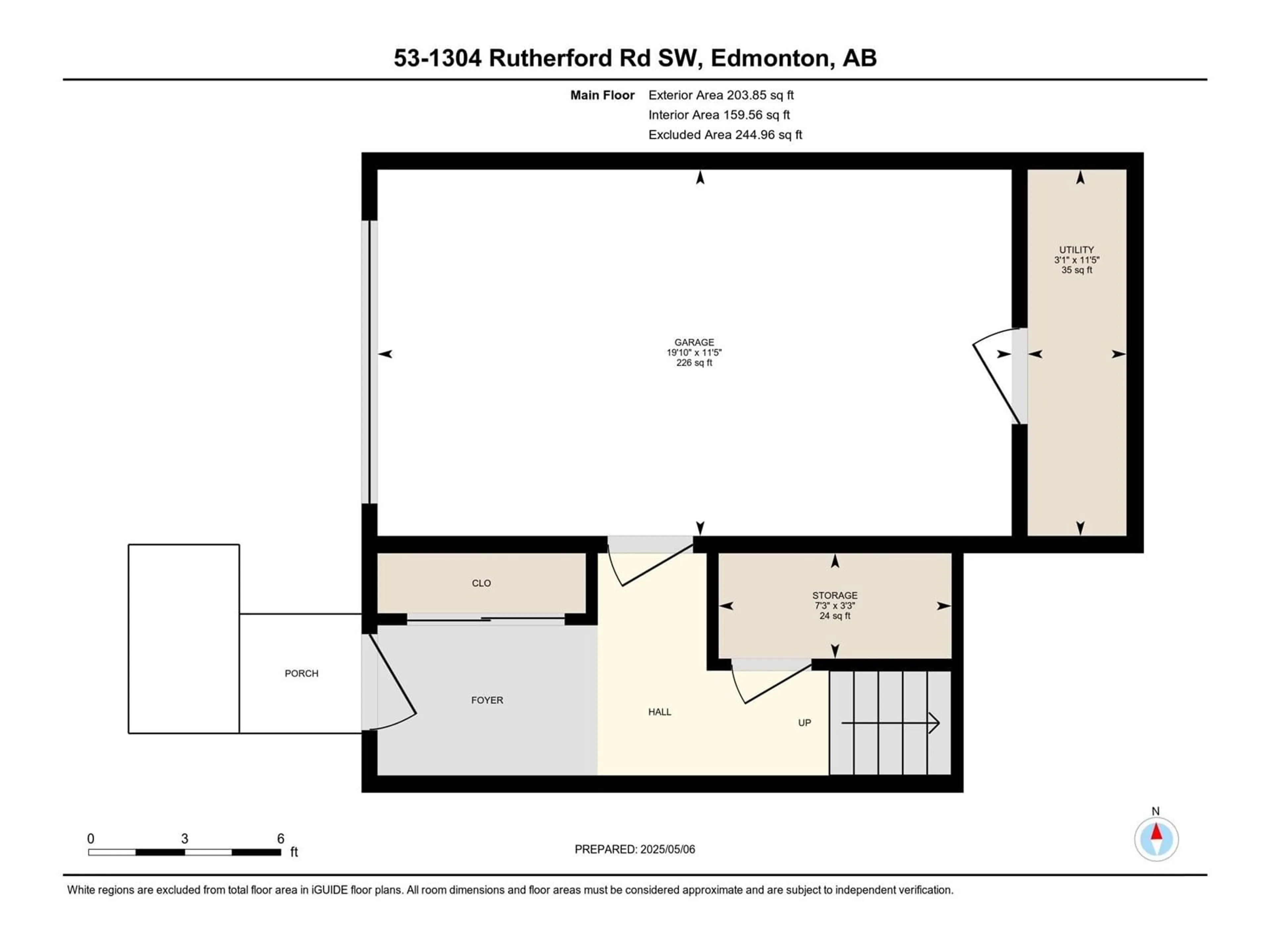 Floor plan for #53 - 1304 RUTHERFORD RD, Edmonton Alberta T6W0B4